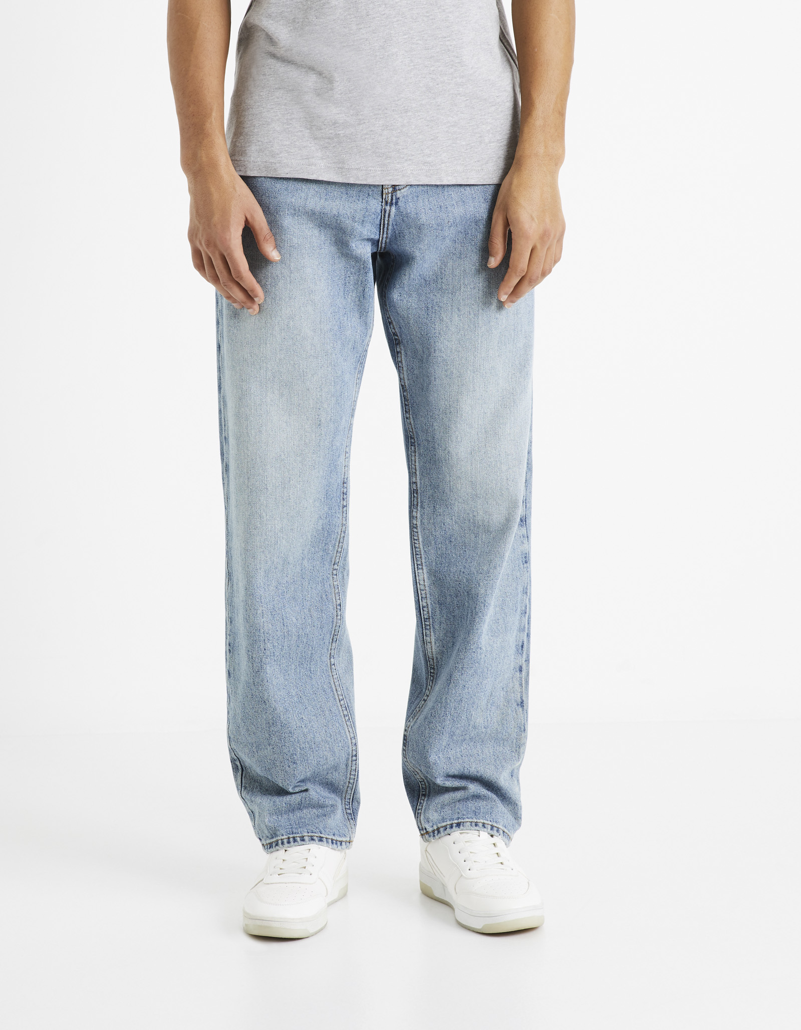 Straight fit pentru barbati Celio - albastru deschis