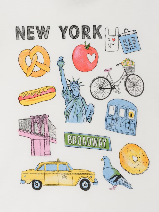 GAP Children's T-shirt with print - Girls