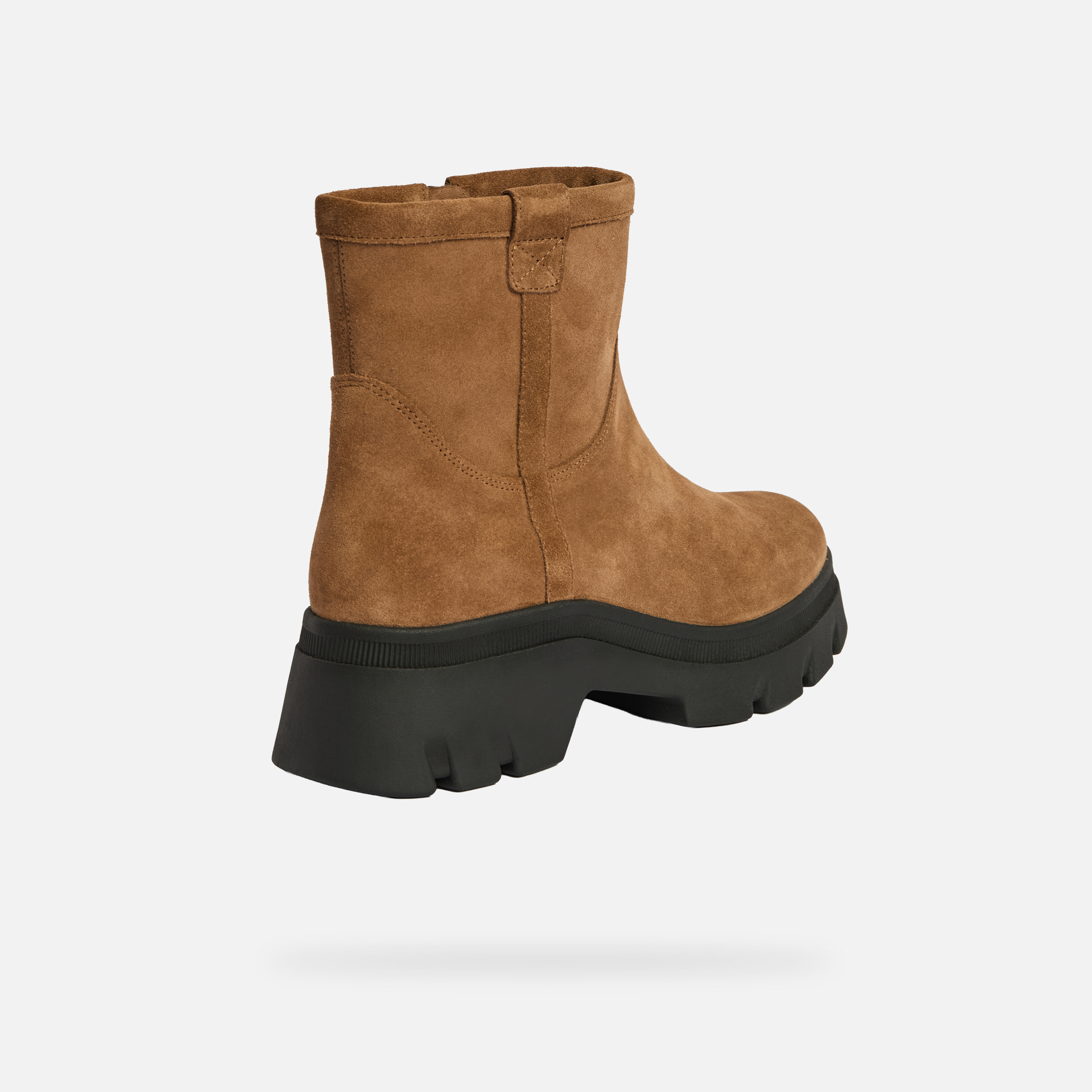 Light Brown Geox Pluette Women's Ankle Boots - Ladies