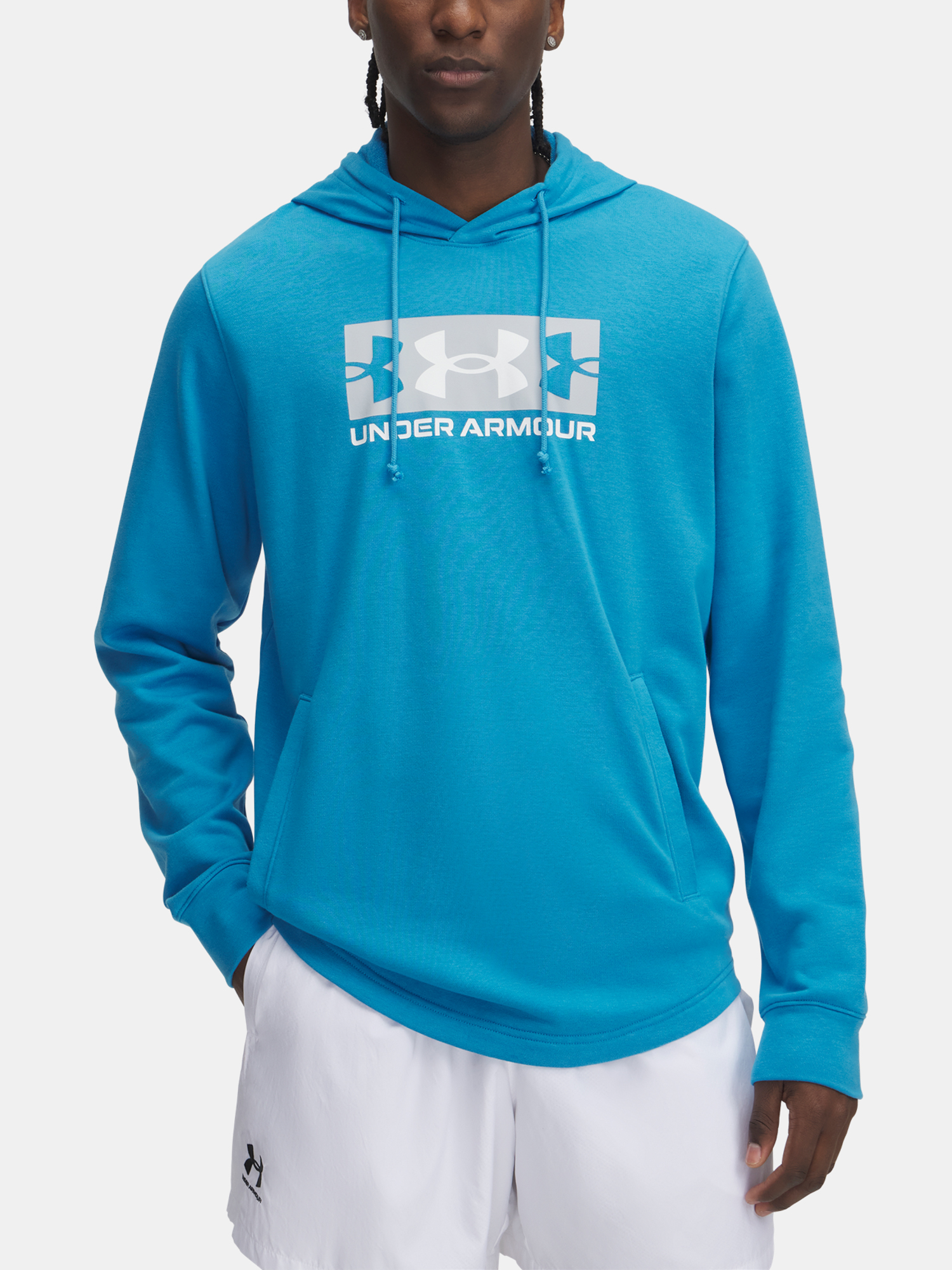 Mens sweatshirt Under Armour UA Rival Terry Logo Hood - Mens