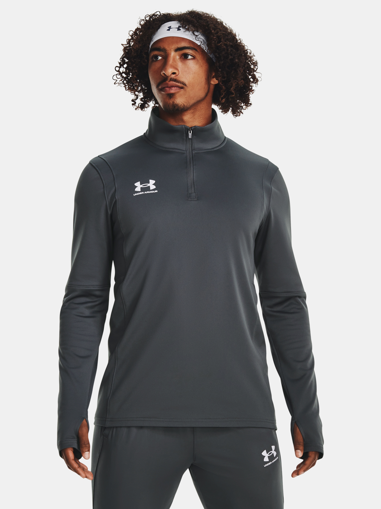 Men's T-shirt Under Armour UA M's Ch. Midlayer-GRY - Men's
