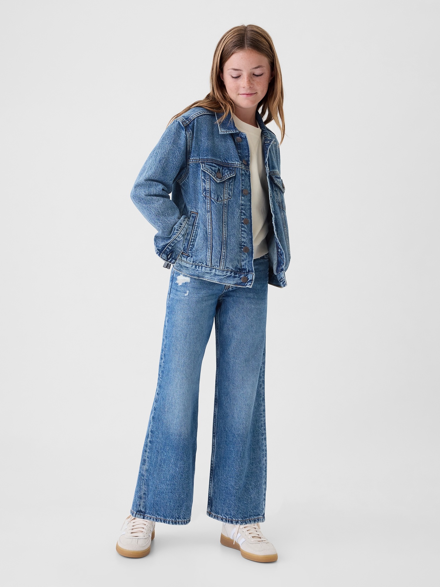 GAP Kids Sweatshirt with Logo - Girls