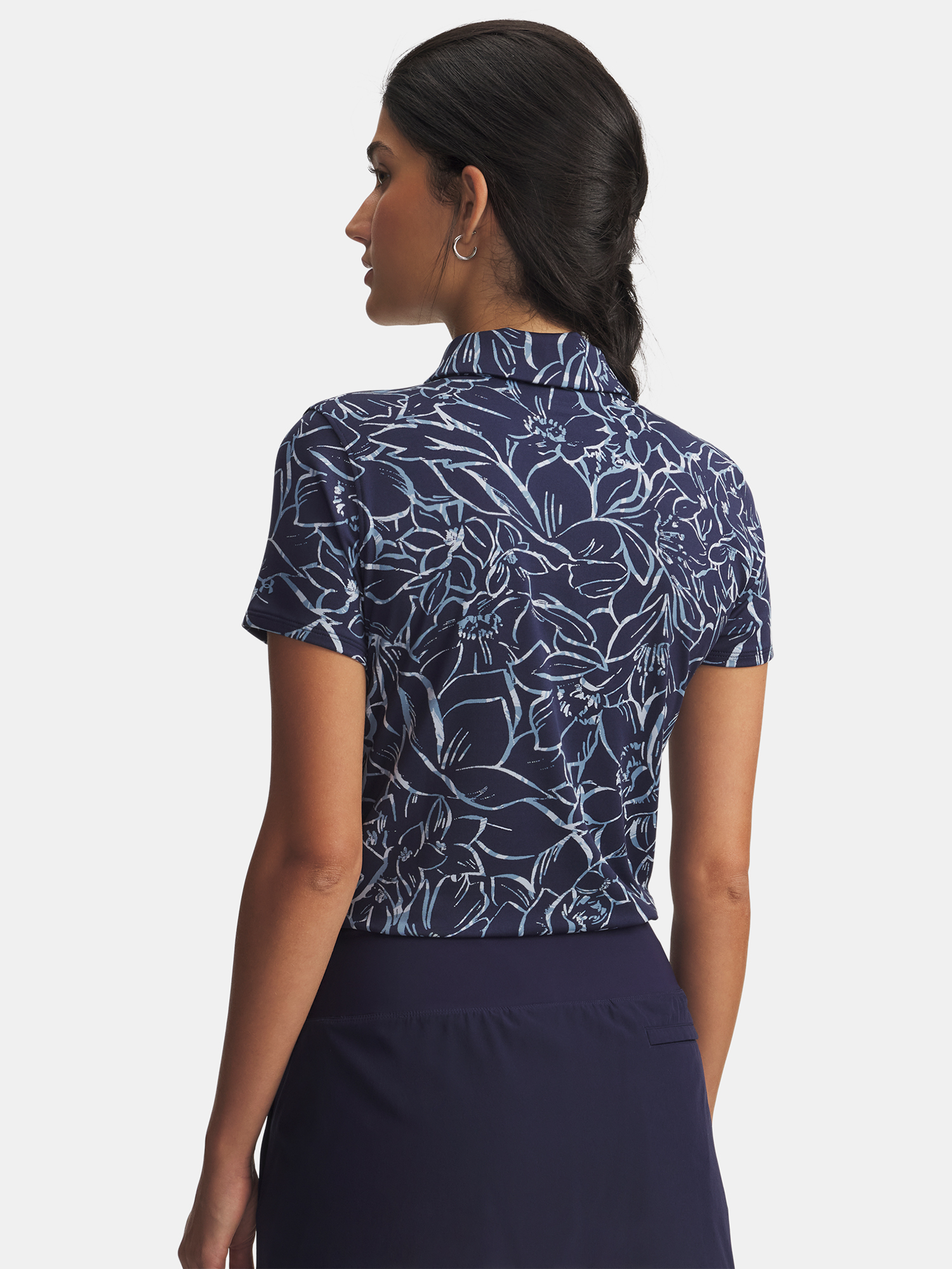 Under Armour UA Playoff 3.0 Printed Polo-BLU Women's T-Shirt - Women's