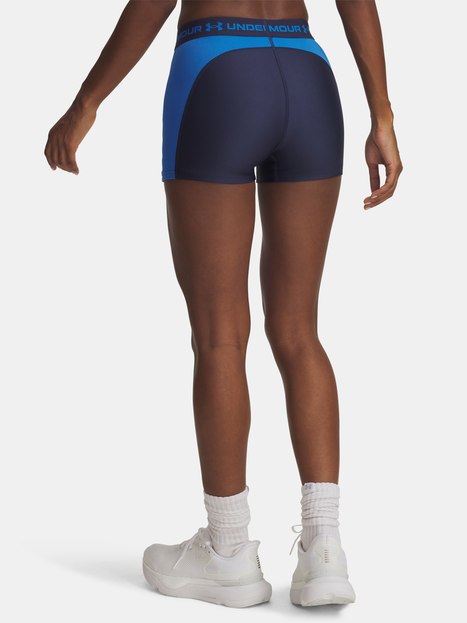 Women&#039;s shorts Under Armour UA HG Rib Shorty-BLU - Women&#039;s