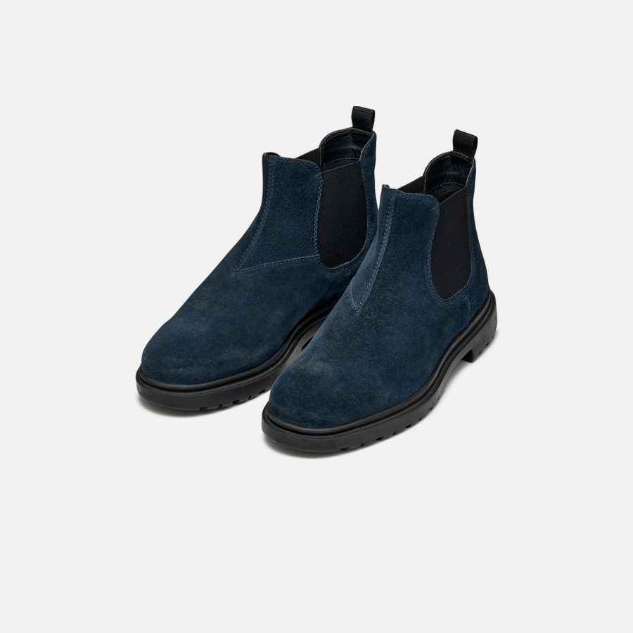 Dark blue men&#039;s ankle shoes Geox Andalo - Men&#039;s