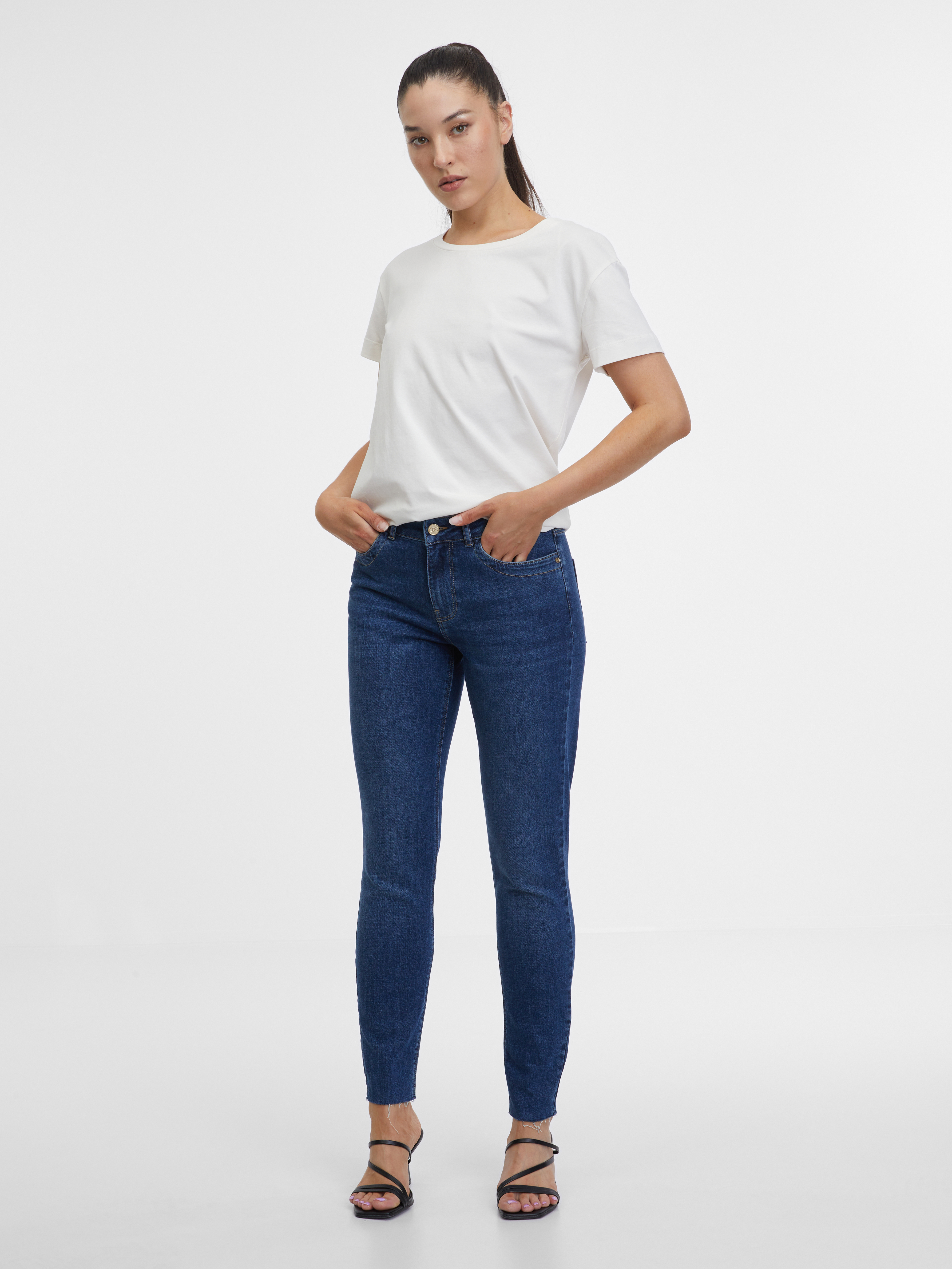 Orsay Dark Blue Women Skinny Fit Jeans - Women