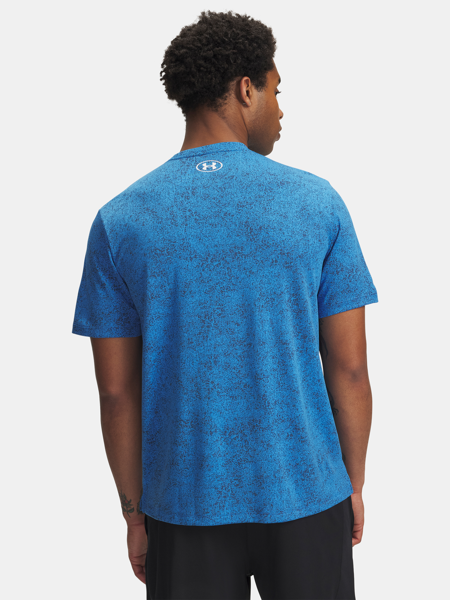 Men's Under Armour UA Tech Tee Pixelate-BLU T-Shirt - Mens