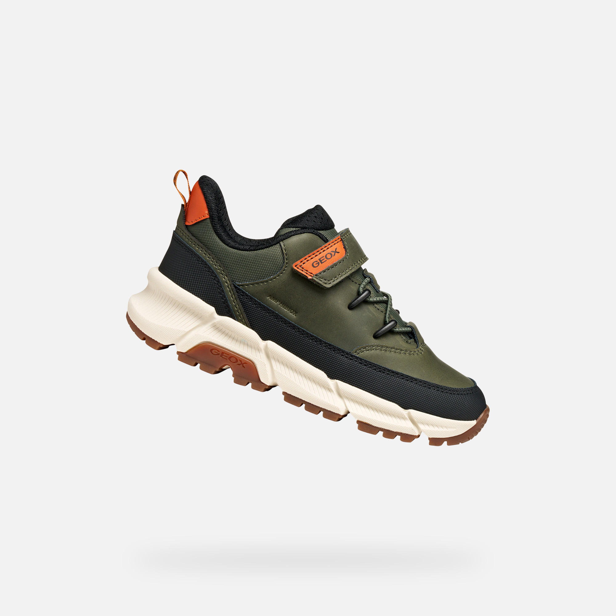 Khaki Boys' Sneakers Geox Flexyper Plus - Boys