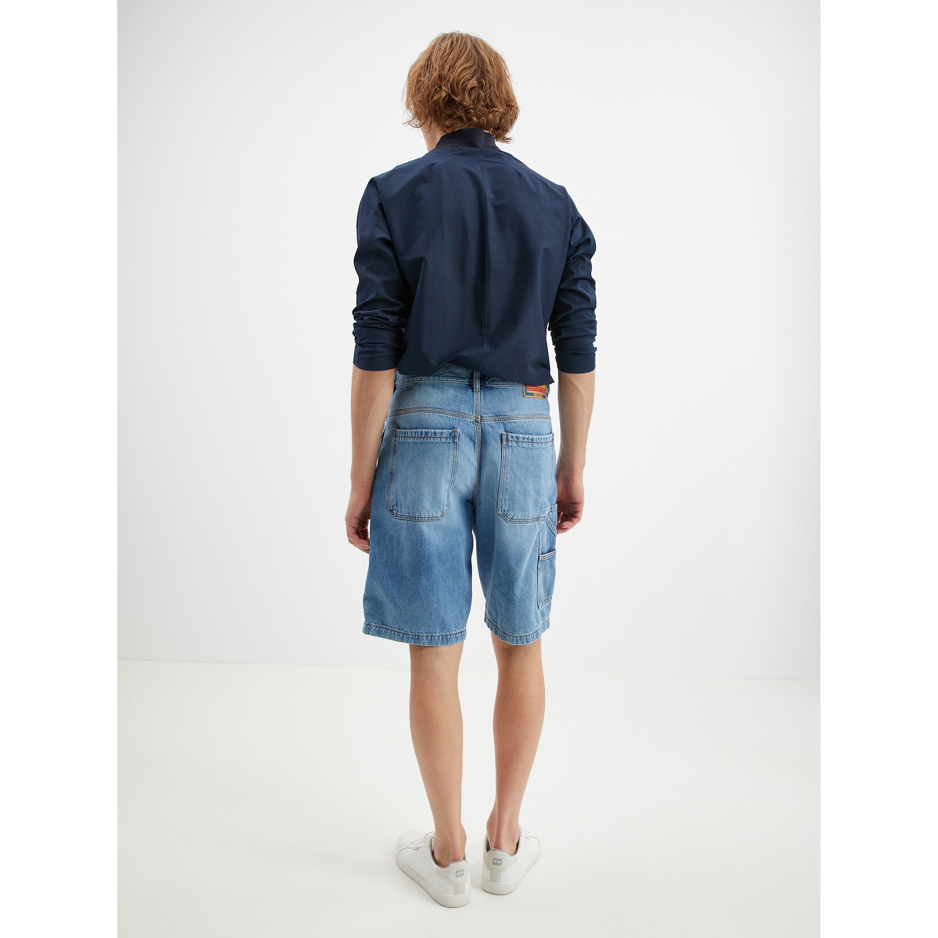 Pantaloni scurti pentru barbati Diesel - albastru deschis