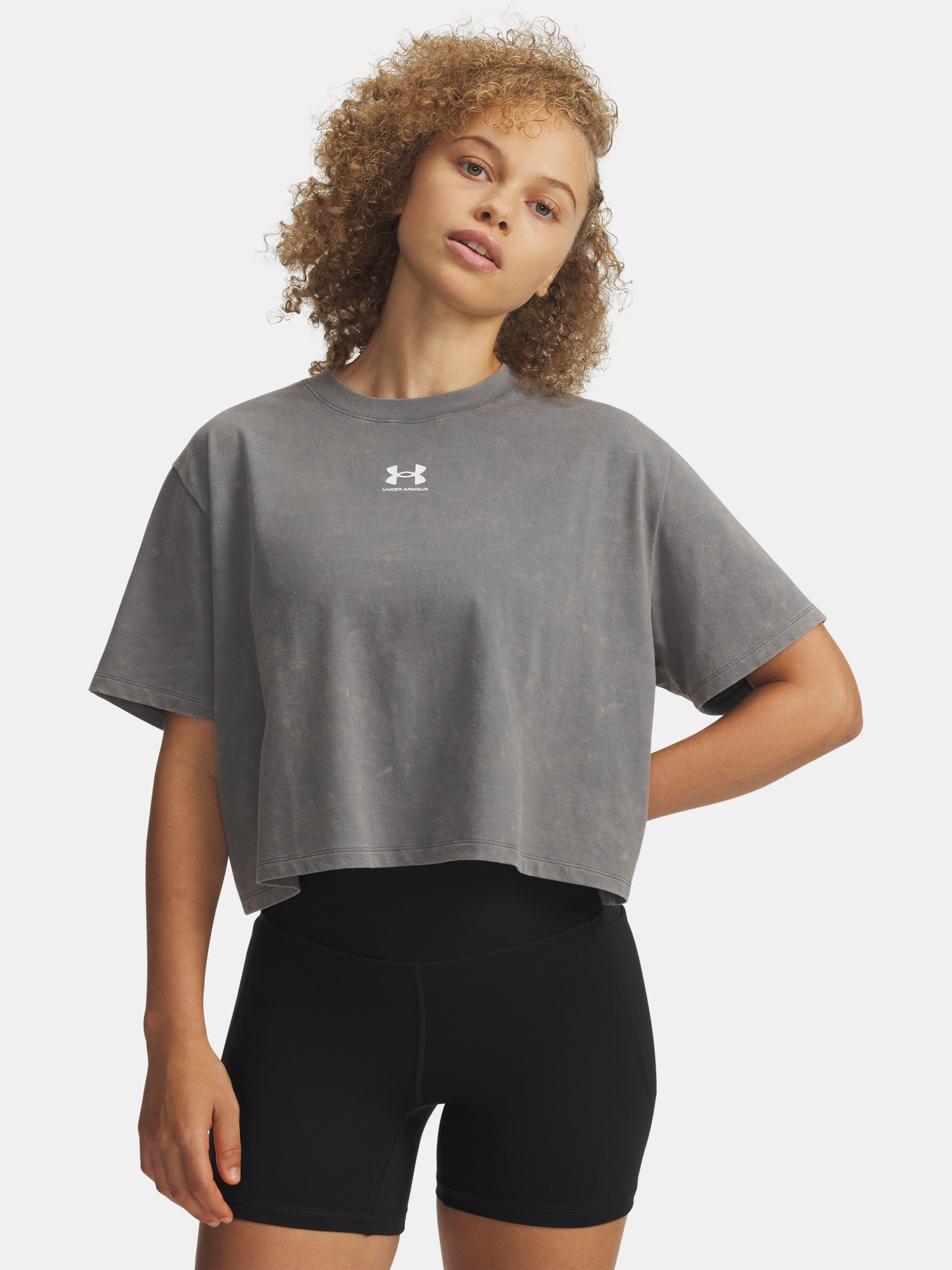 Дамска тениска Under Armour UA Rival Boxy Tee