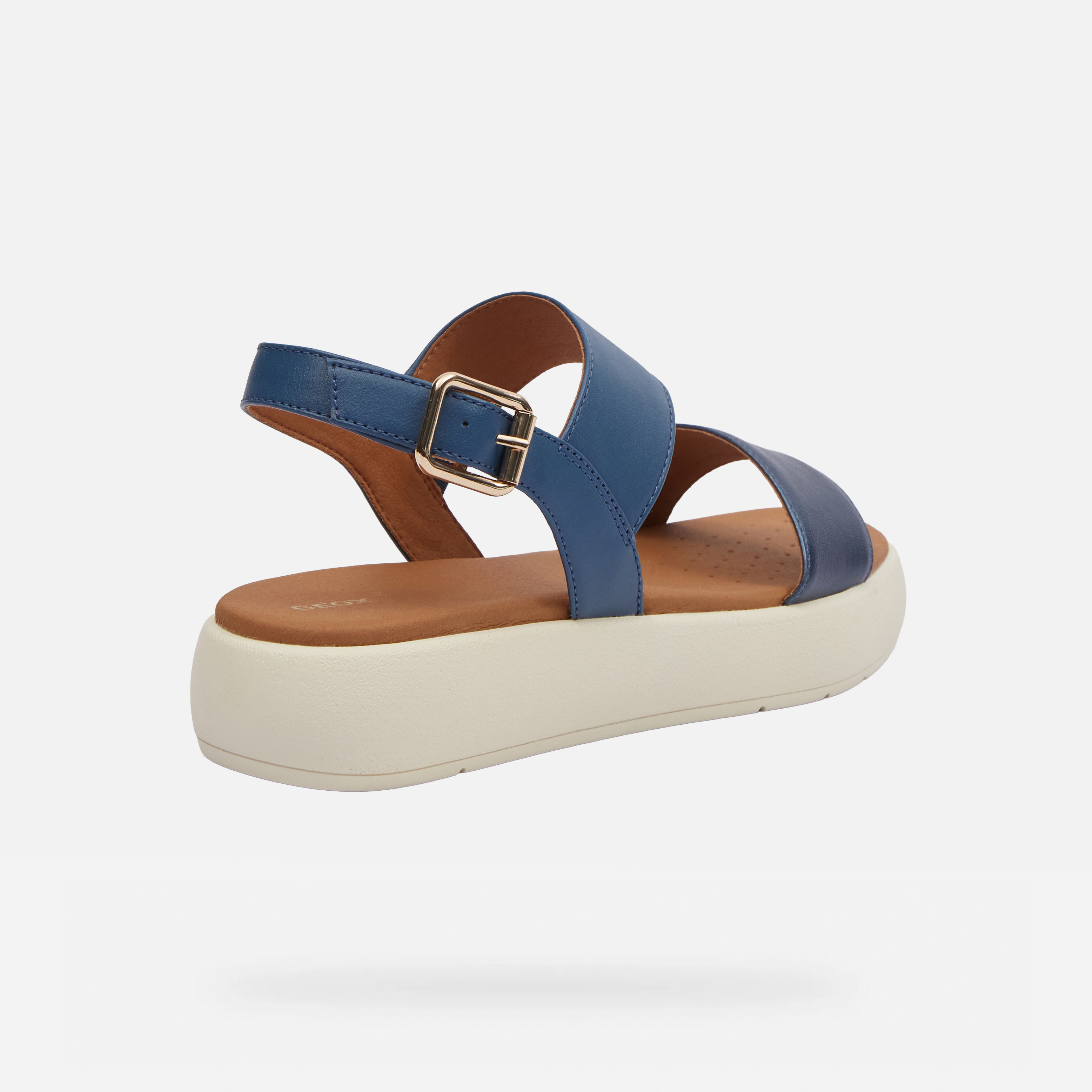 Light blue women's sandals Geox Camalei - Women's