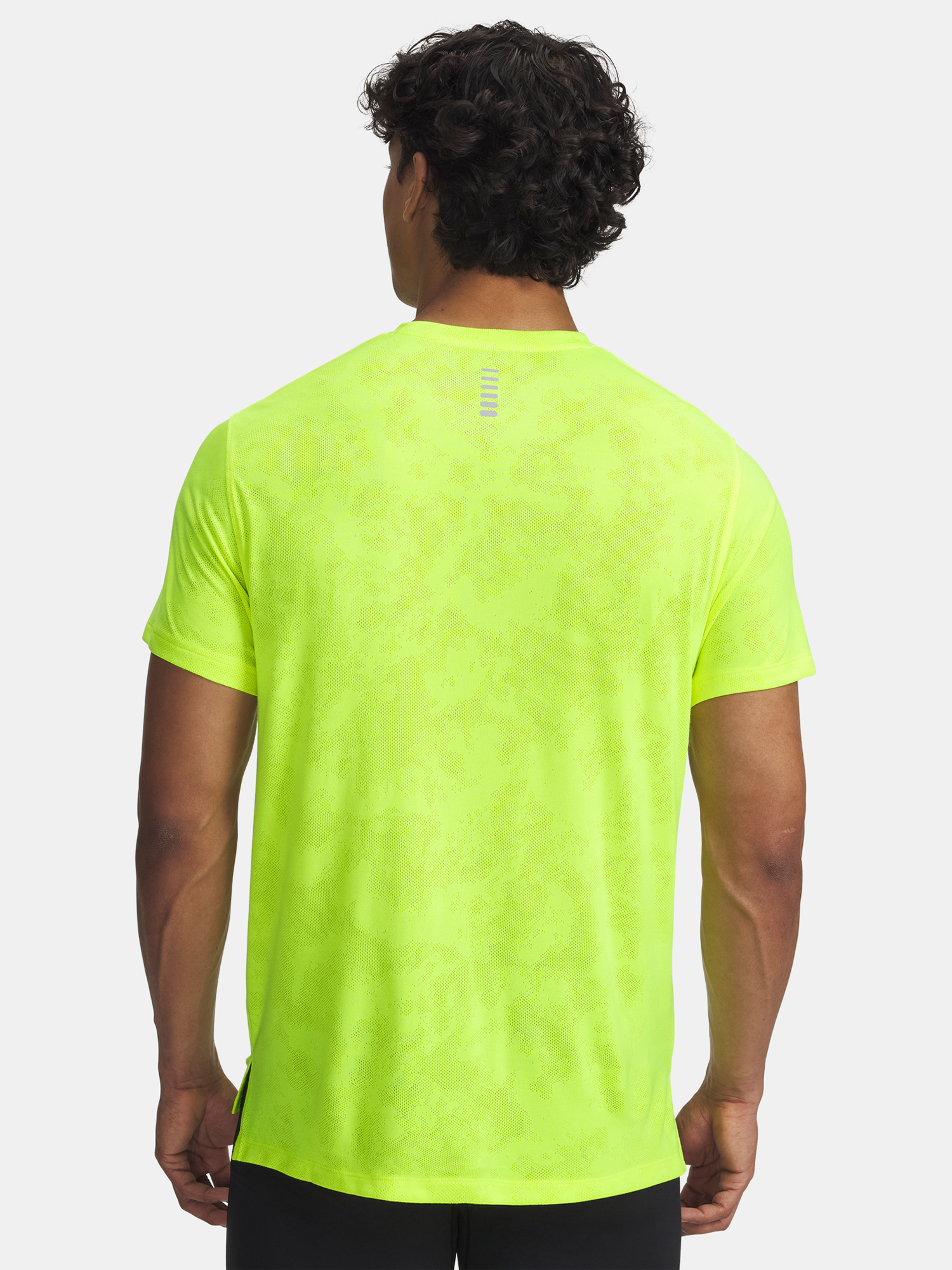 Men's T-shirt Under Armour UA Launch Camo SS-YLW - Men's