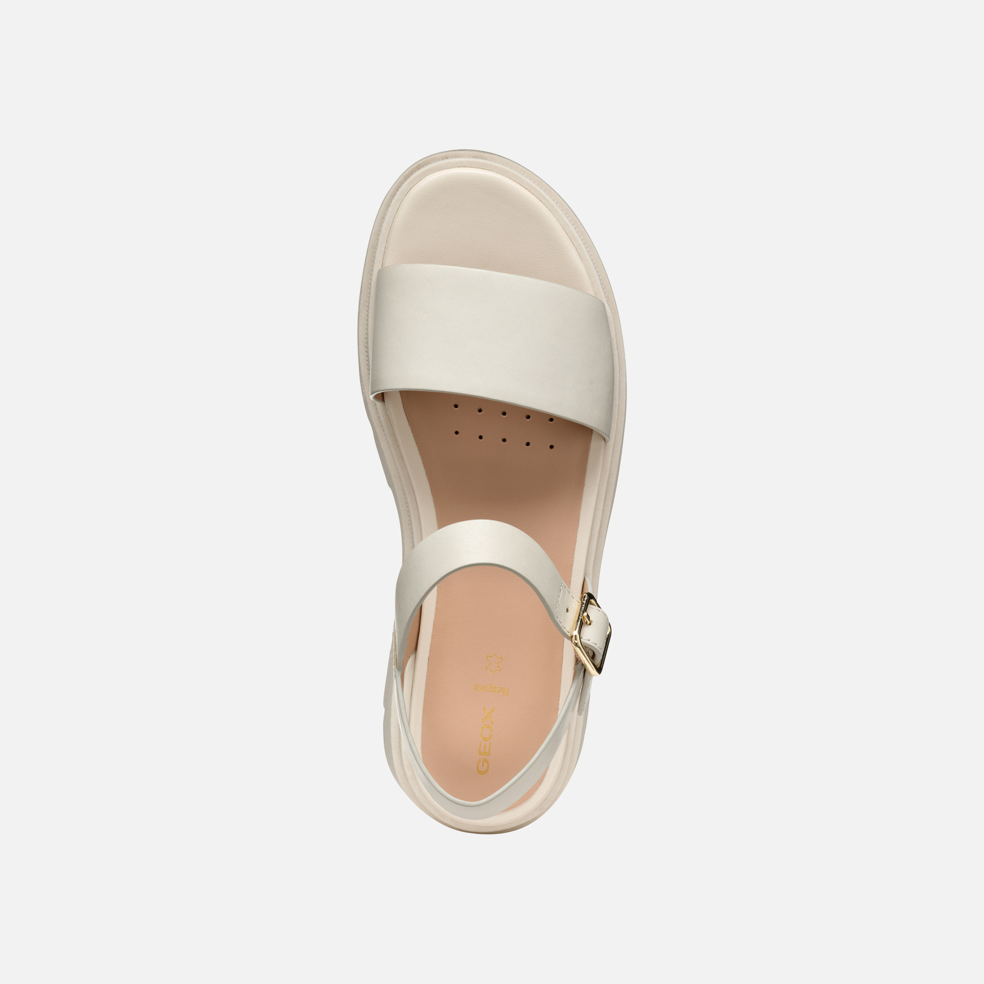 Beige women's sandals Geox Adacter S - Women's