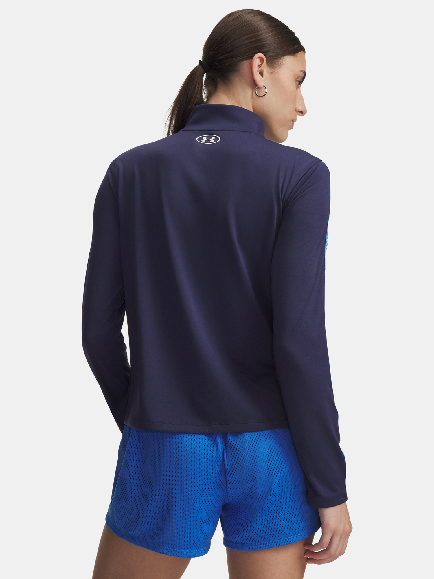 Under Armour UA Tech WM Tape Half Zip-BLU Women's Sweatshirt - Women's