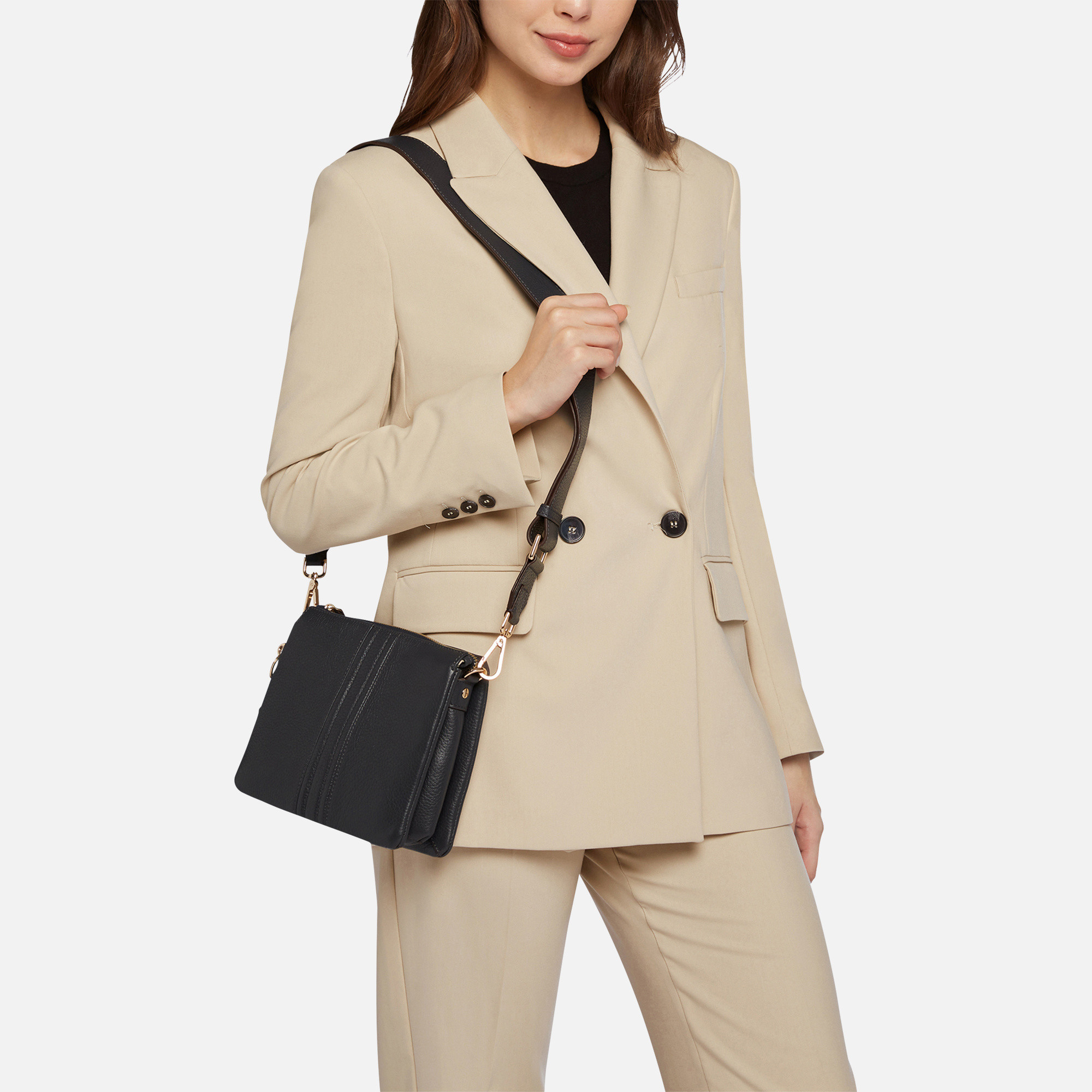 Black women's handbag Geox Clarissy - Women's