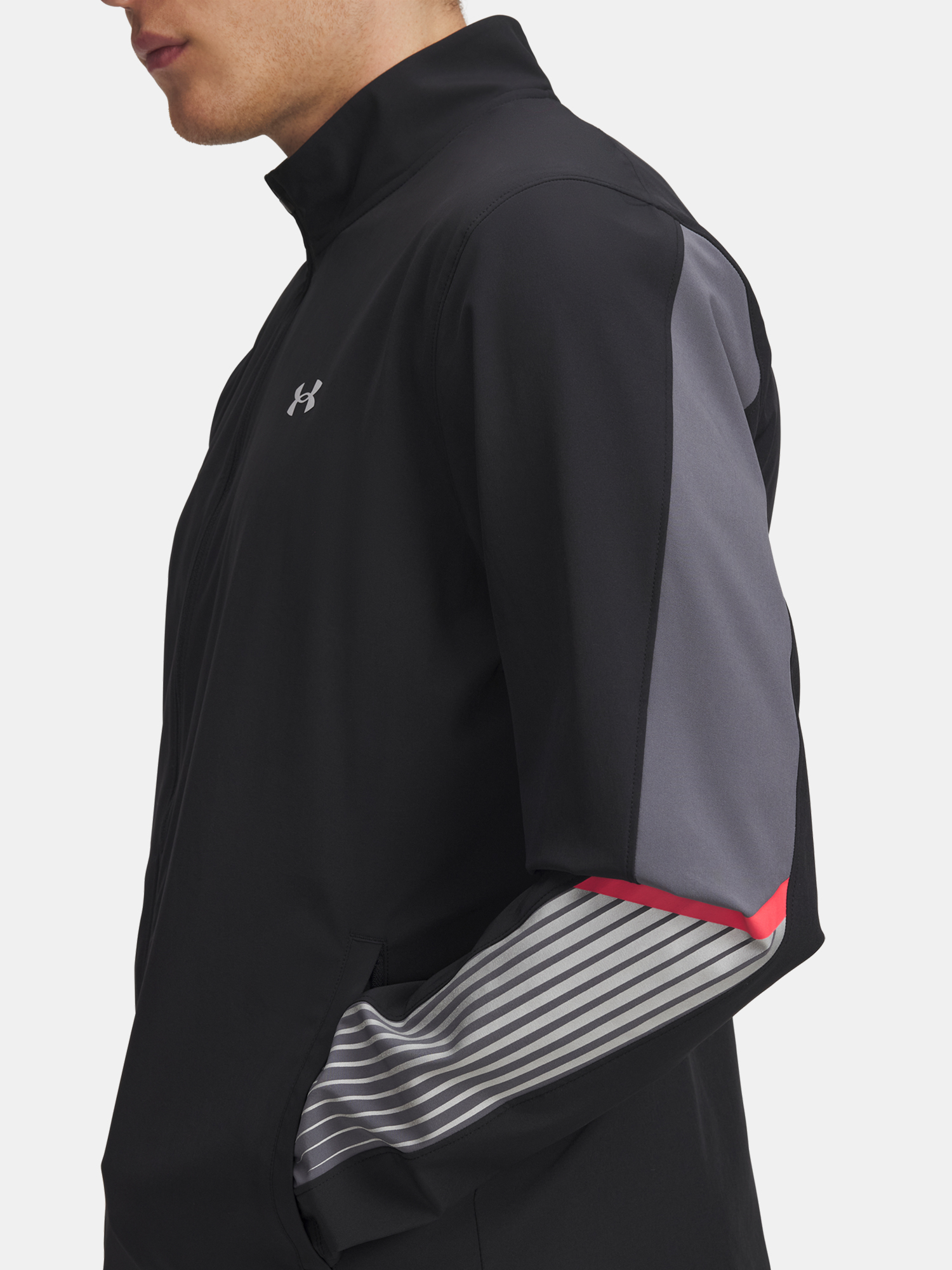 Men&#039;s Under Armour UA Velociti Storm Jacket-BLK - Mens