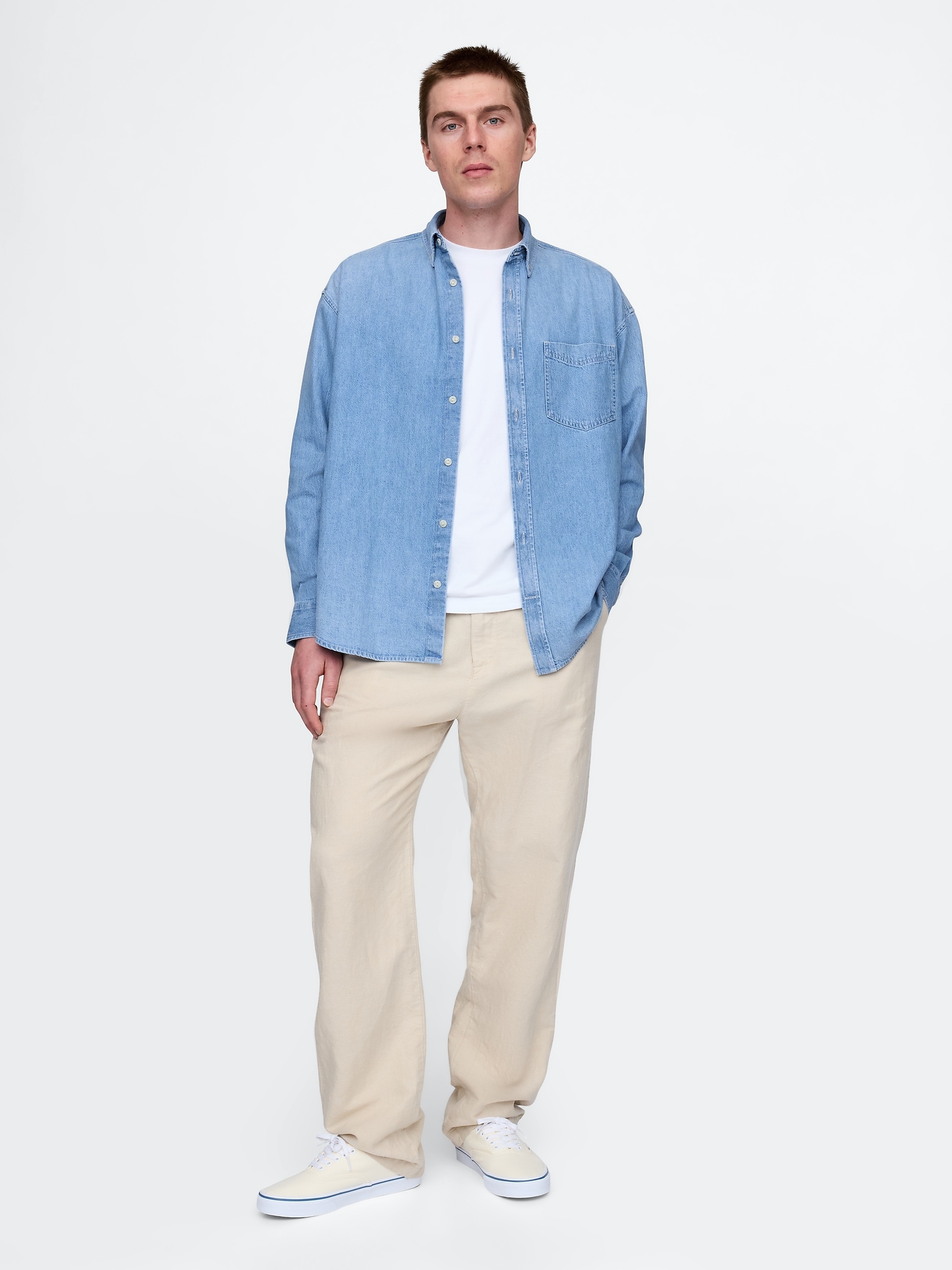 GAP Oversize denim shirt Big Shirt - Men's