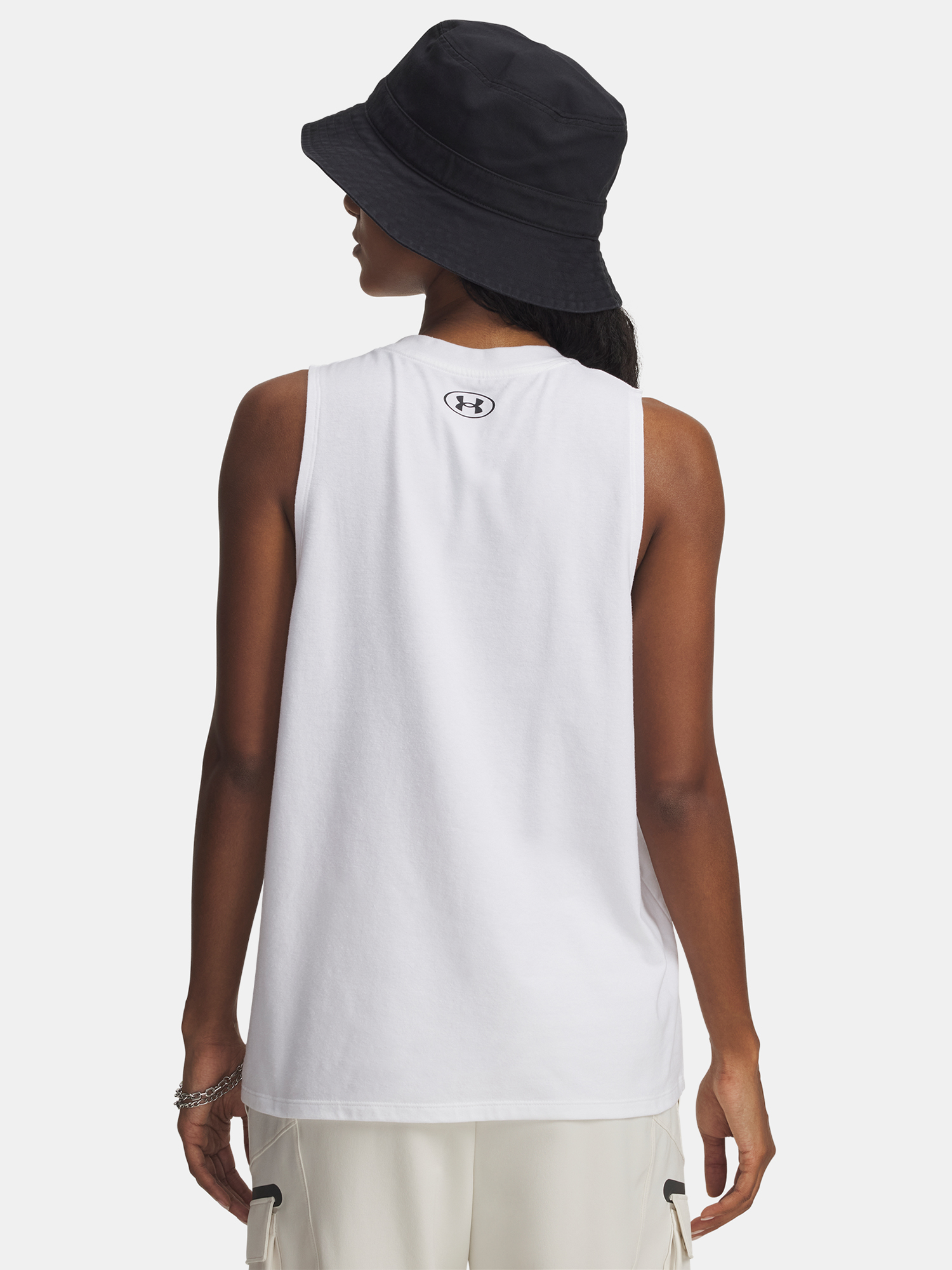 Women's tank top Under Armour UA Varsity U Tank-WHT - Women's
