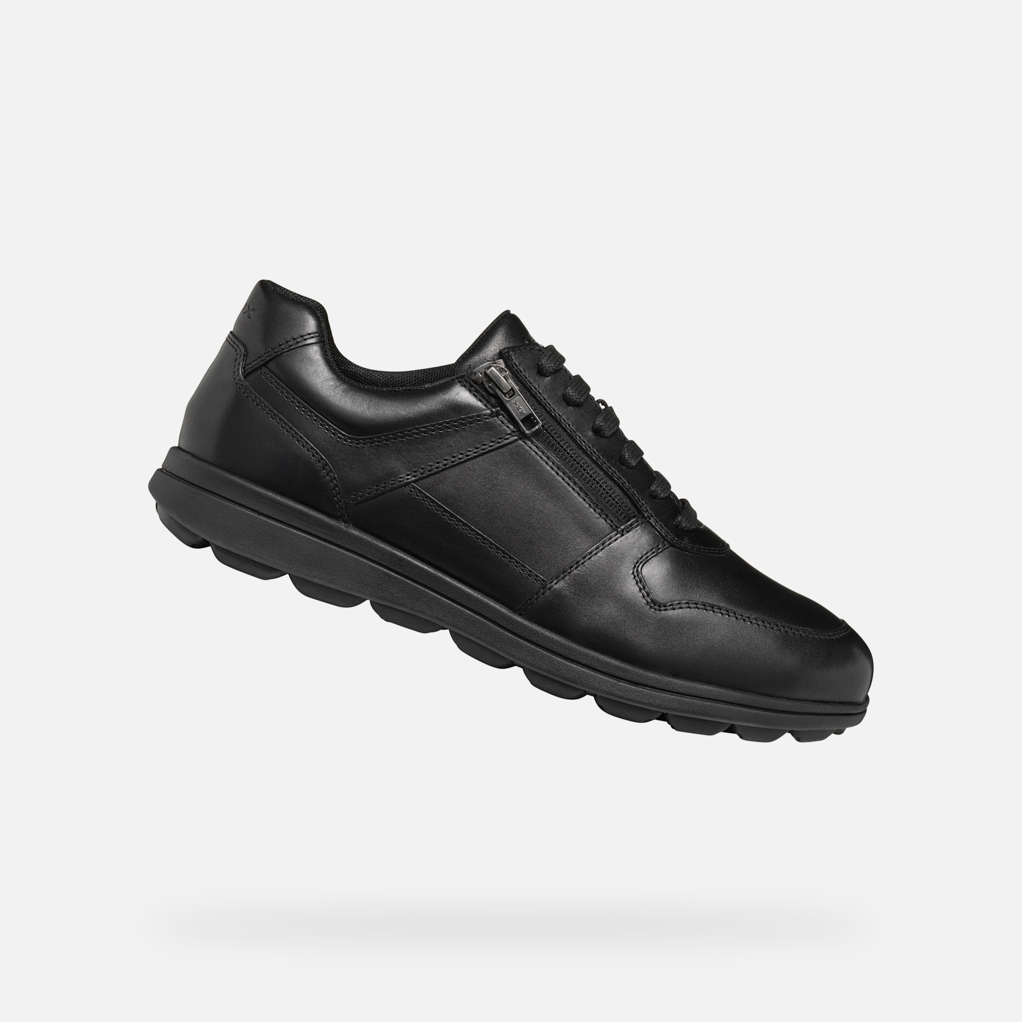 Black mens sneakers Geox Spherica EC12 - Men