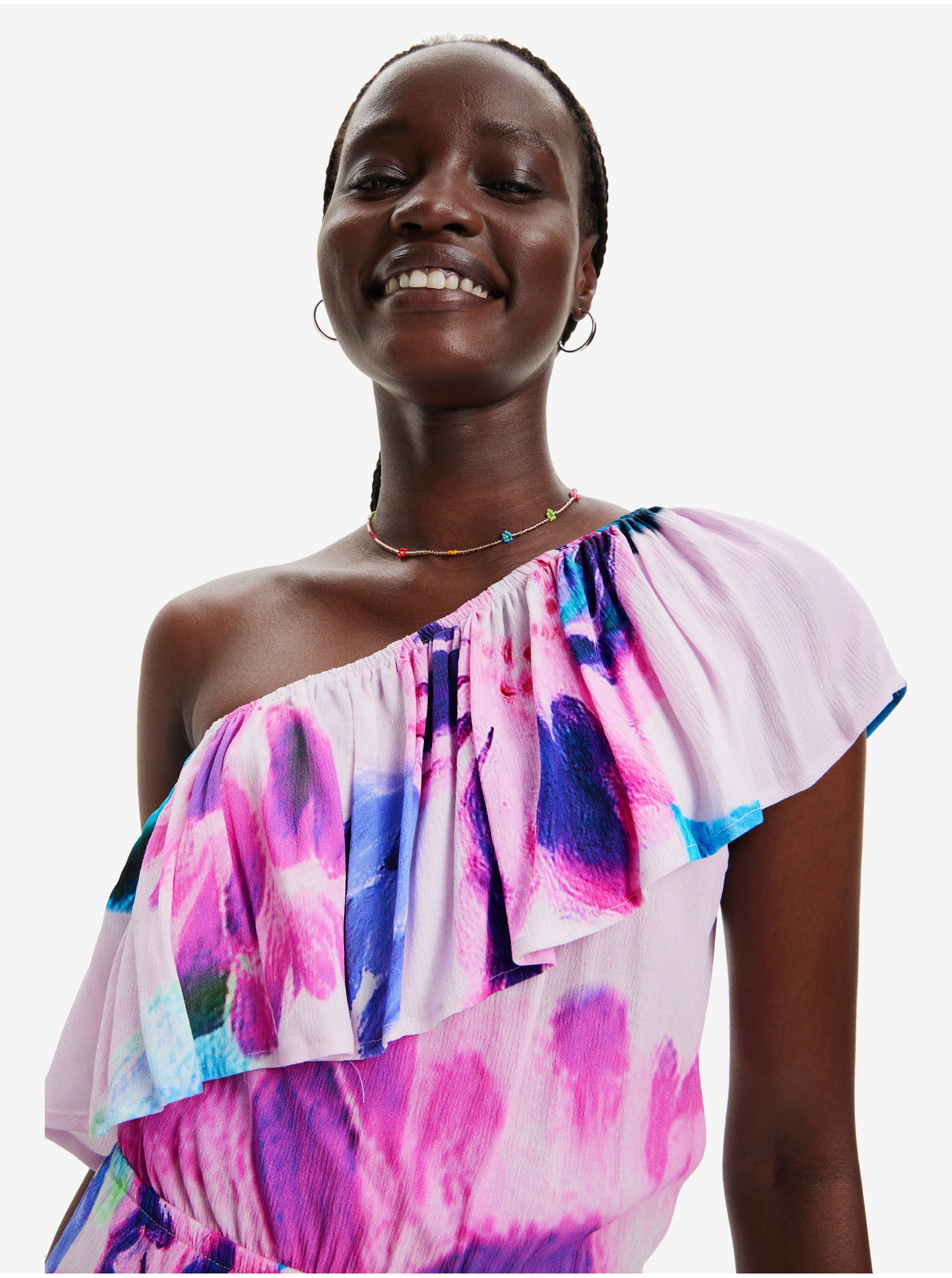 Rochii de vara si de plaja pentru femei Desigual - roz, mov