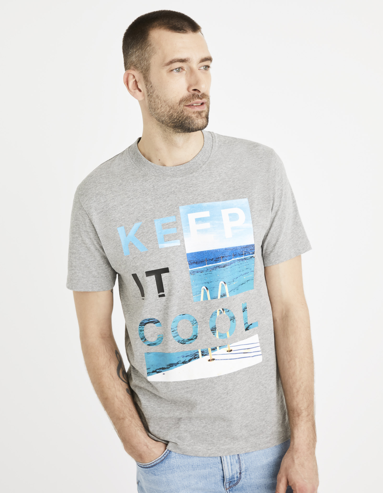 Celio Tričko Teloulou - Pánské