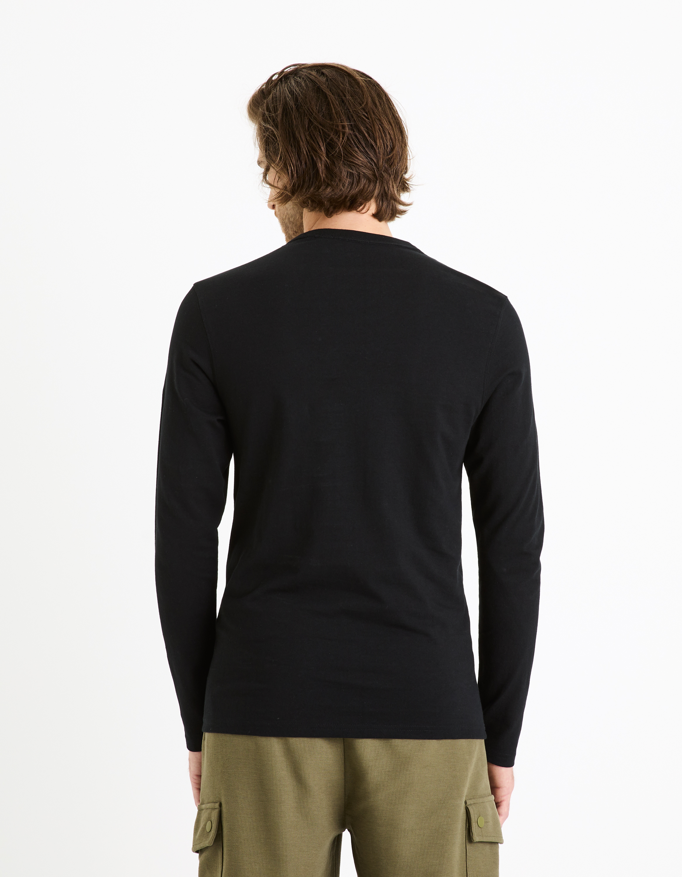 Tricouri pentru barbati Celio - negru