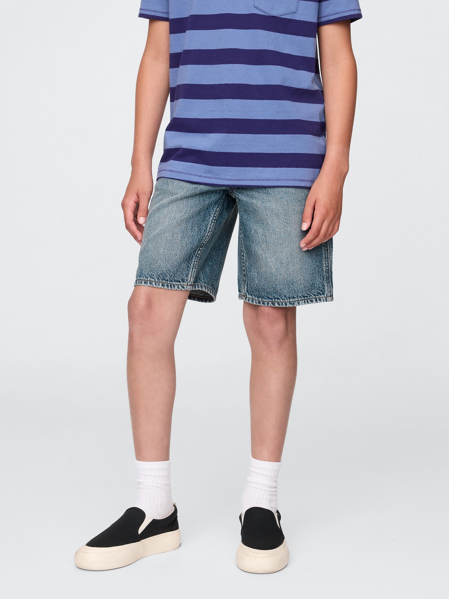 GAP Children&#039;s denim shorts &#039;90s Loose UltraSoft Americana - Boys
