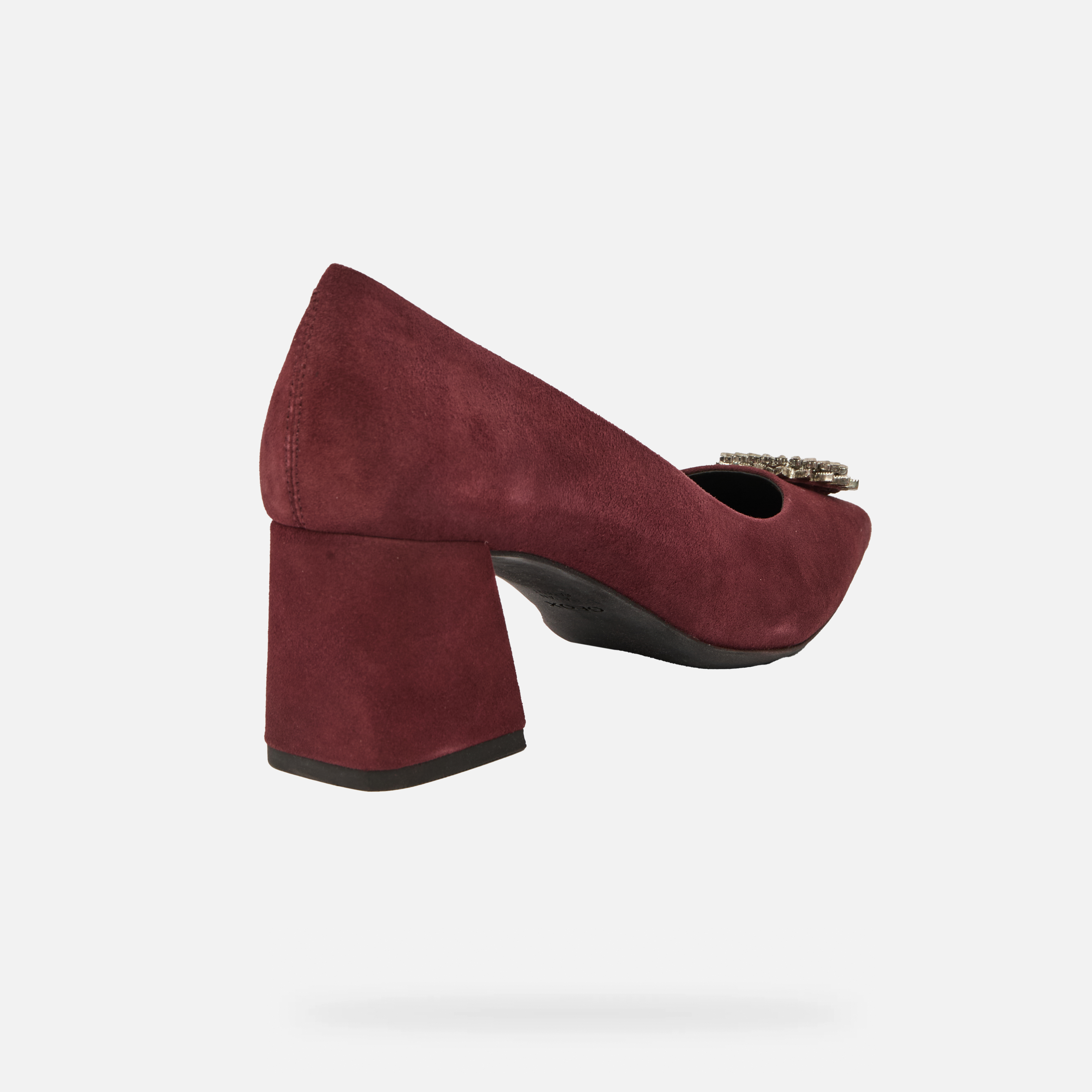 Burgundy women's pumps Geox Giselda - Women's