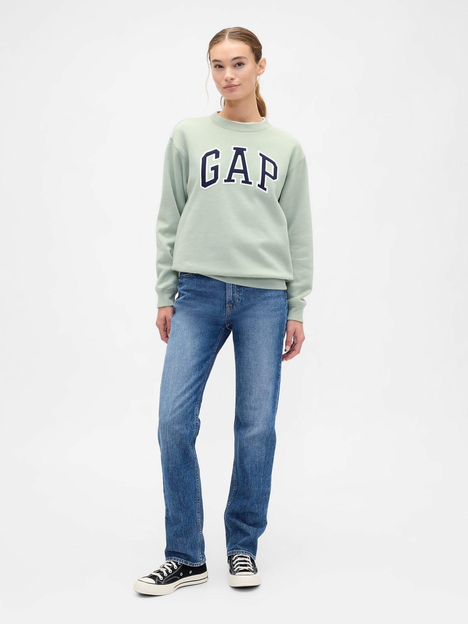 GAP Oversize Sweatshirt with Logo - Ladies