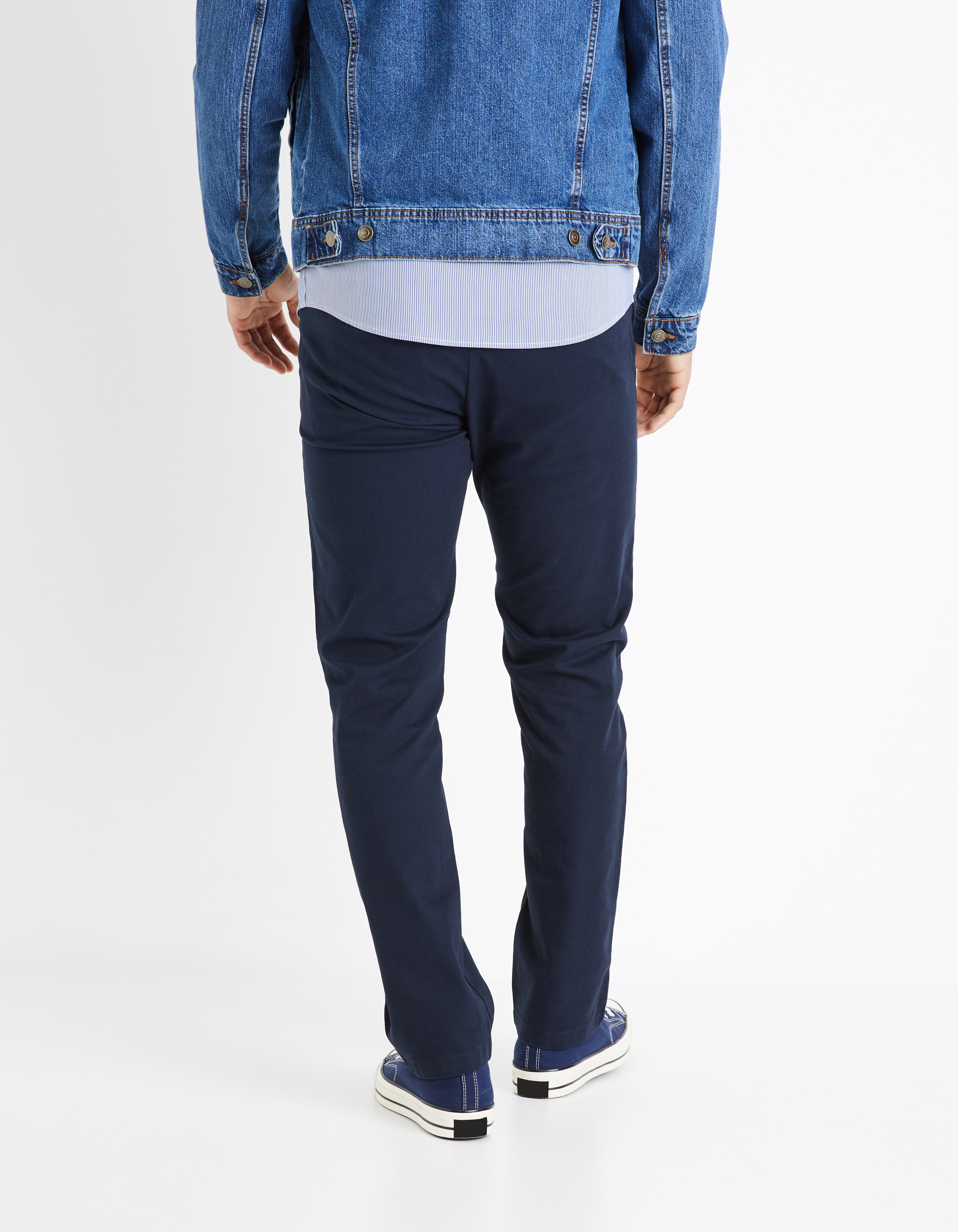 Pantaloni casual pentru barbati Celio - albastru inchis