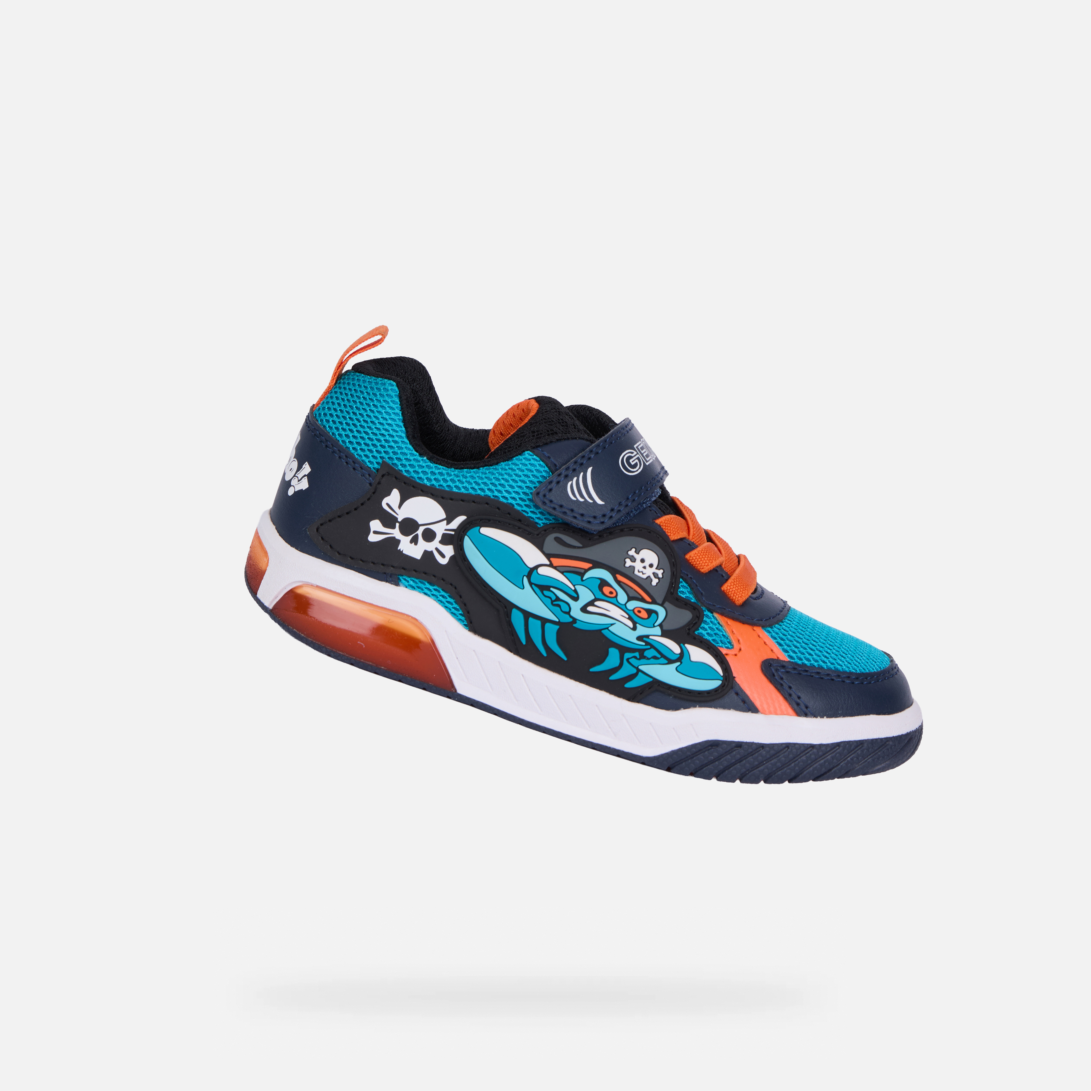 Тюркоазени момчешки маратонки Geox Inek