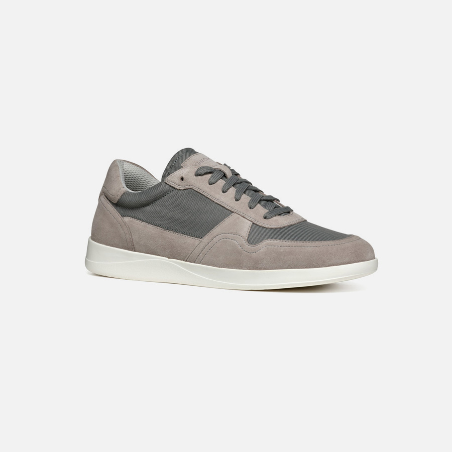 Light brown men's sneakers Geox Kennet - Men's