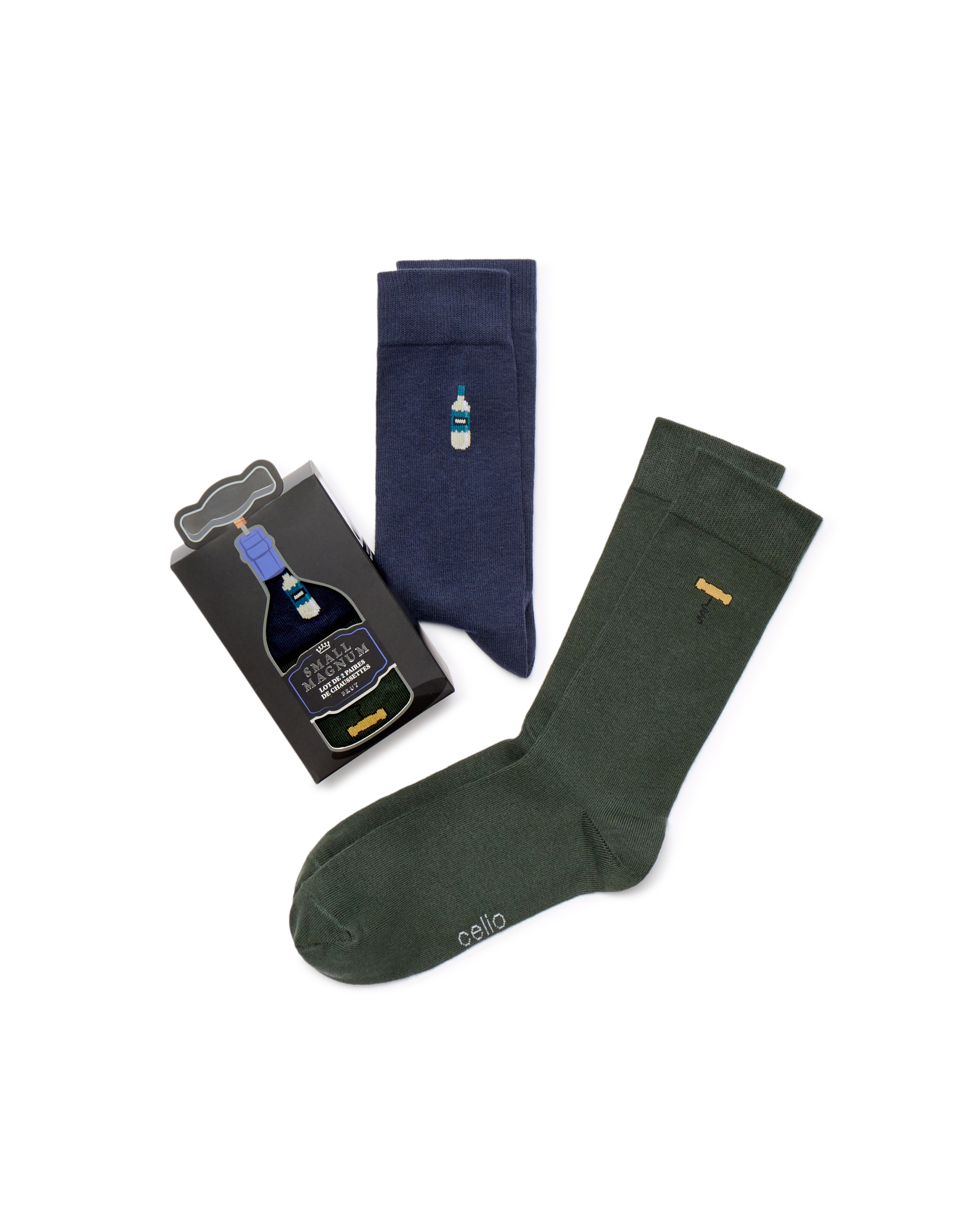 Vánoční balíček ponožek Celio Sekt