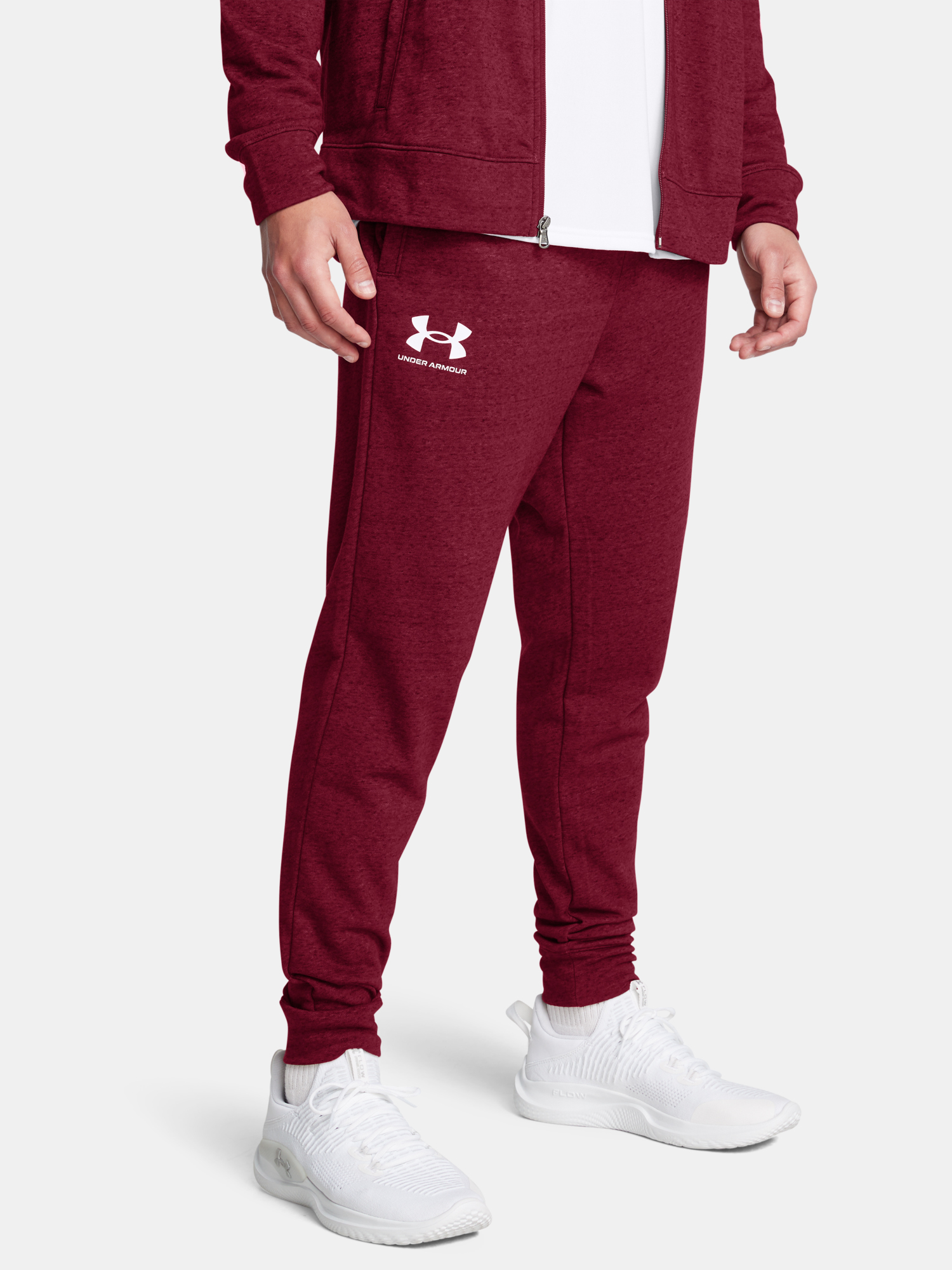 Men's Sweatpants Under Armour UA Rival Terry Jogger-RED - Men's