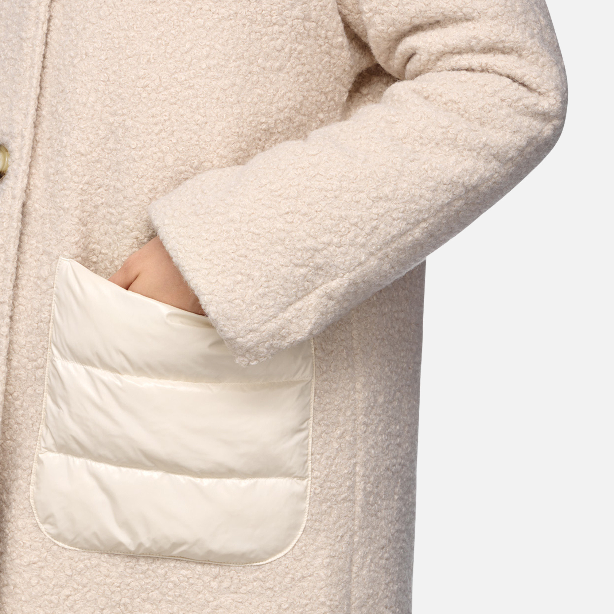 Women&#039;s Cream Jacket Geox Calithe - Women&#039;s