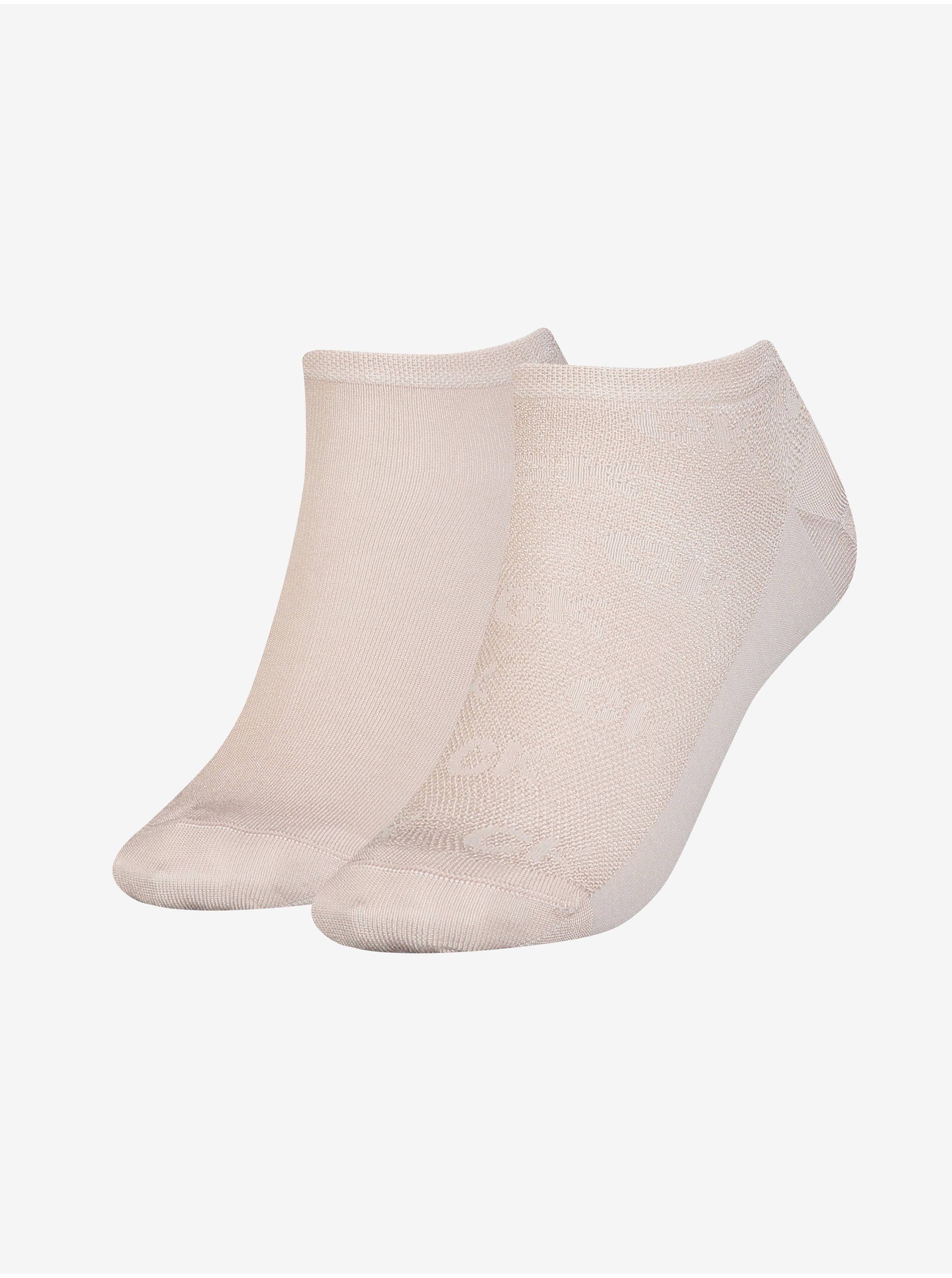 Calvin Klein Set of two pairs of women's socks in light pink Calvin Kl - Women