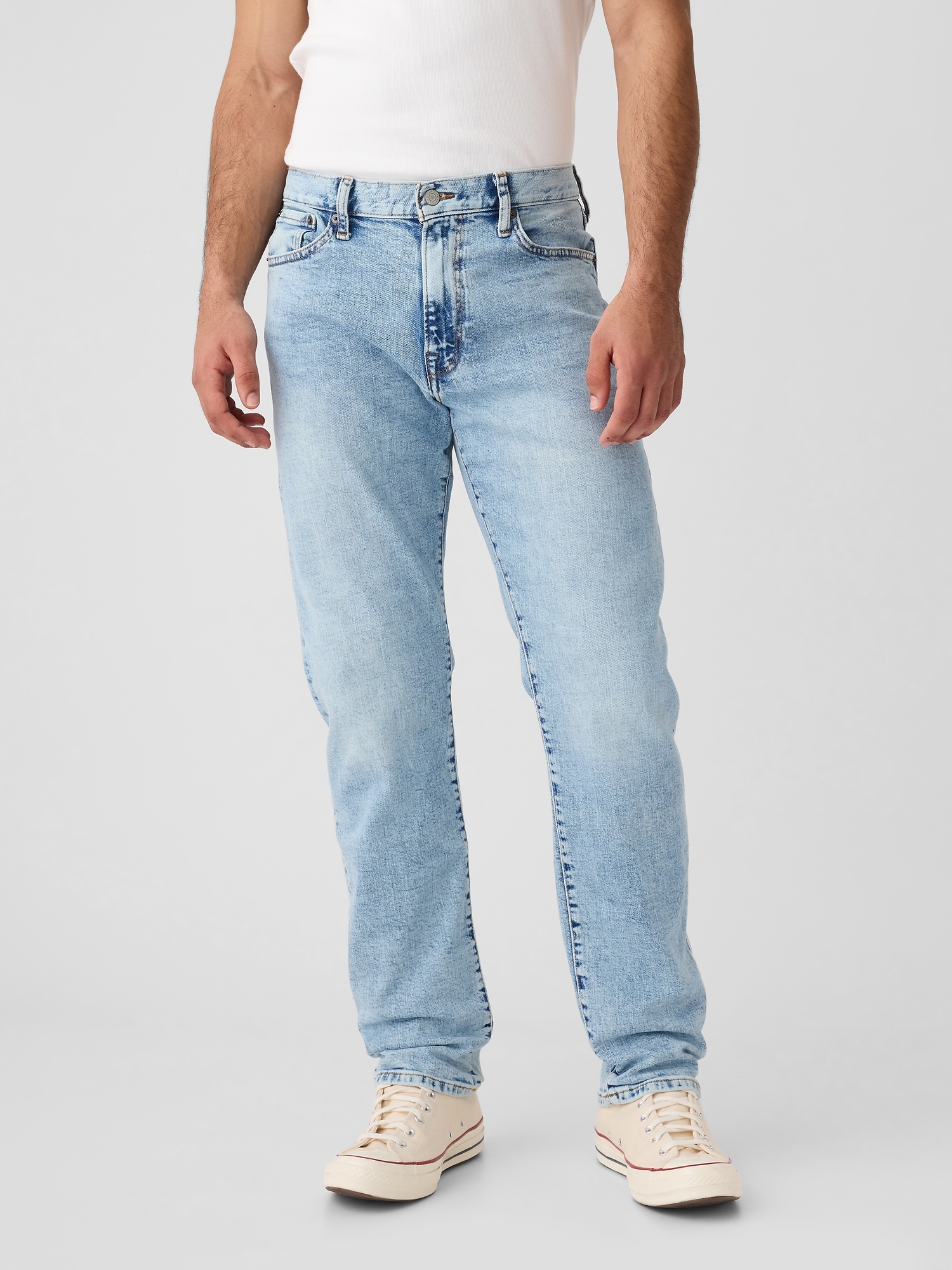 Straight fit pentru barbati GAP - albastru deschis
