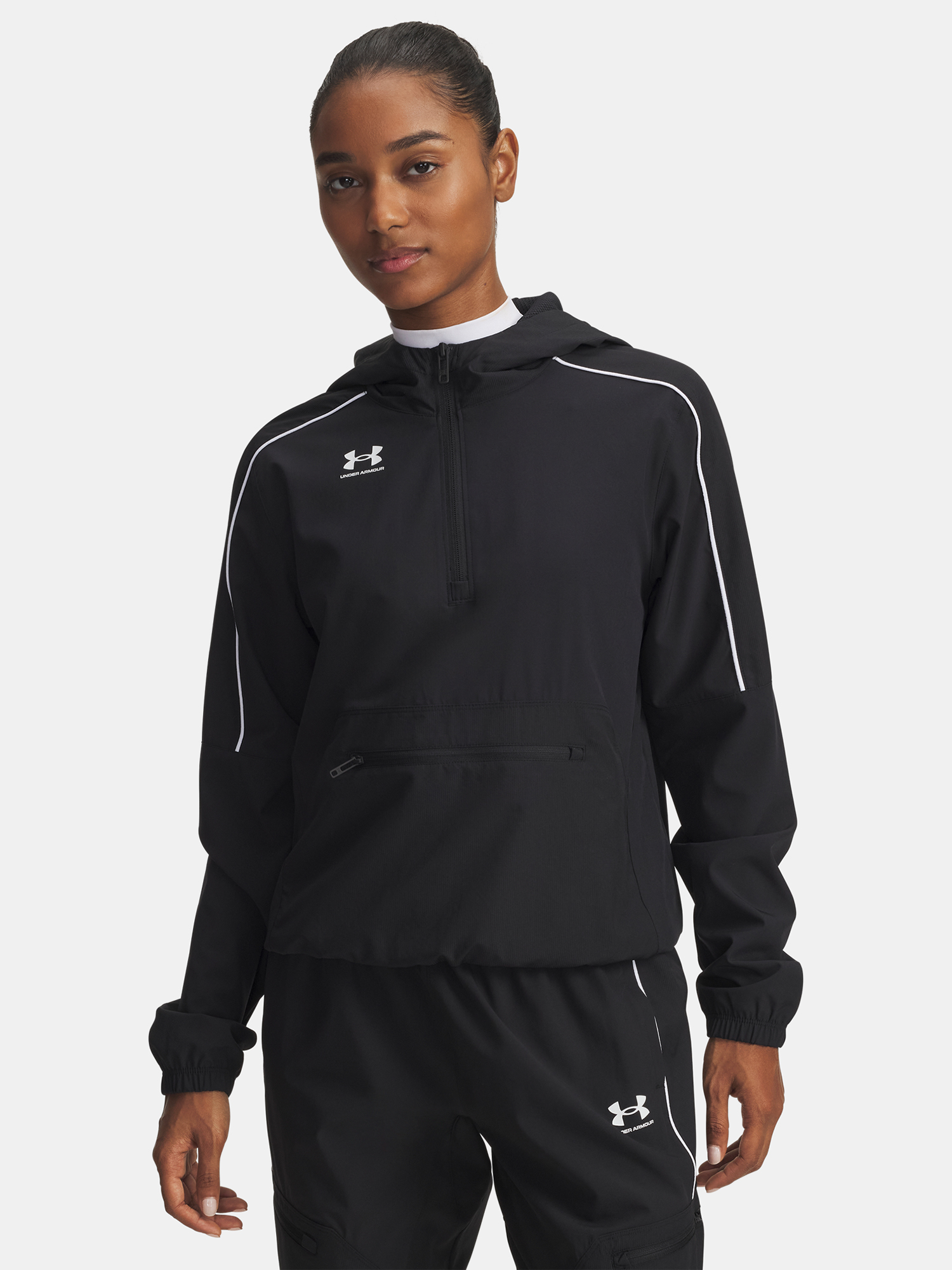 Under Armour UA W Challenger Anorak-BLK Womens Jacket - Womens