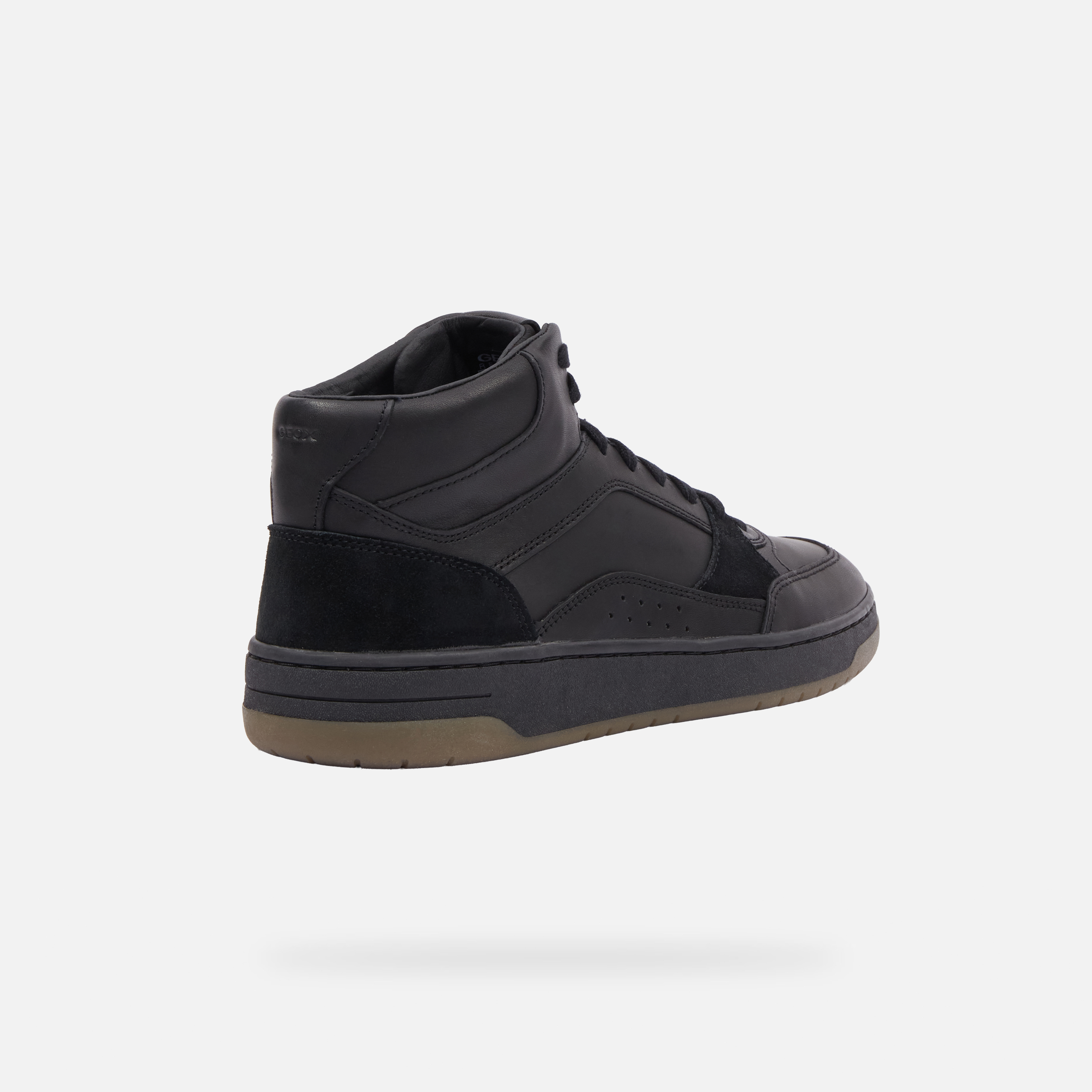 Black men's sneakers Geox Sedral Court - Men's
