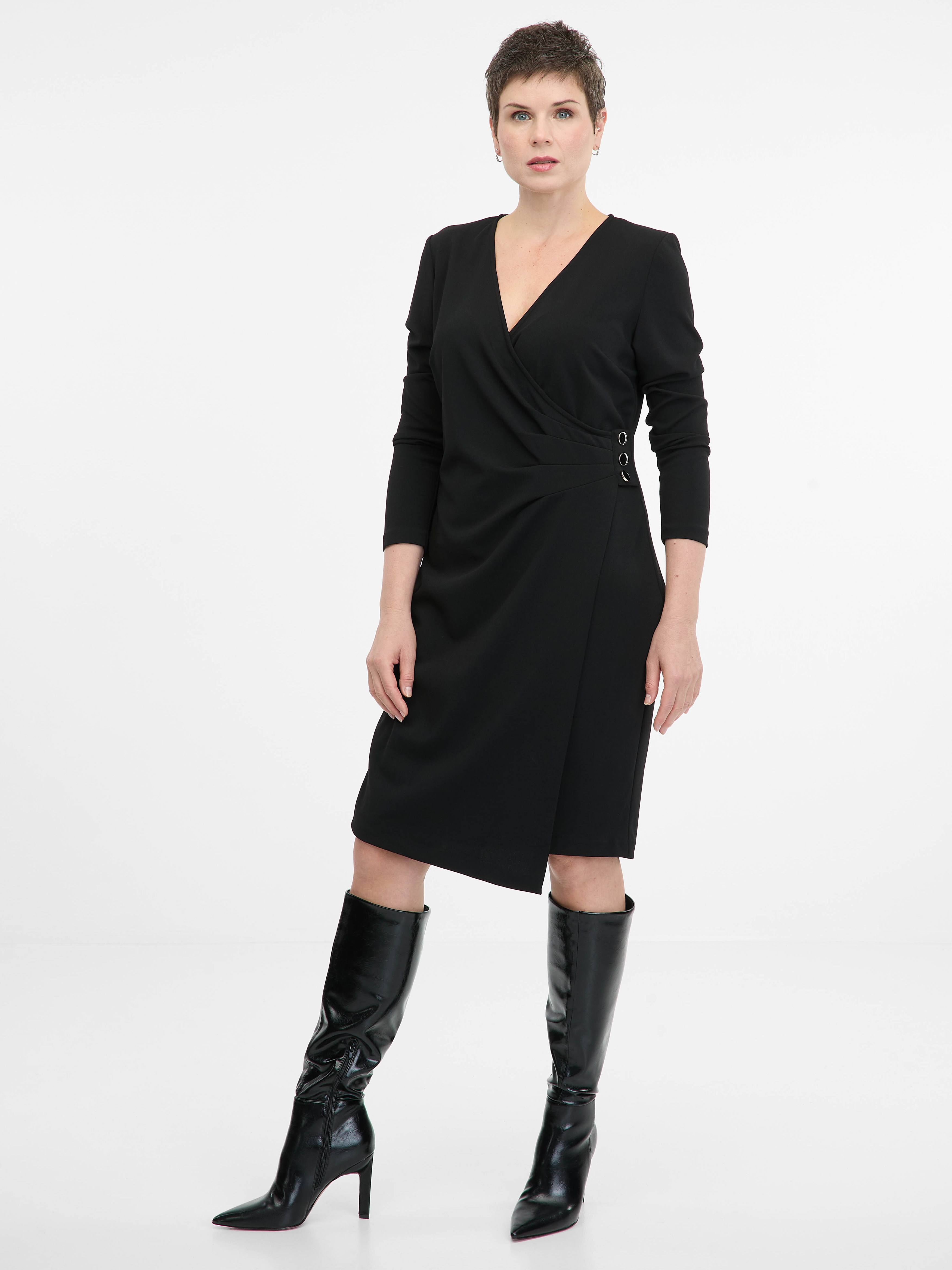 Black women's knee-length dress ORSAY - Women's