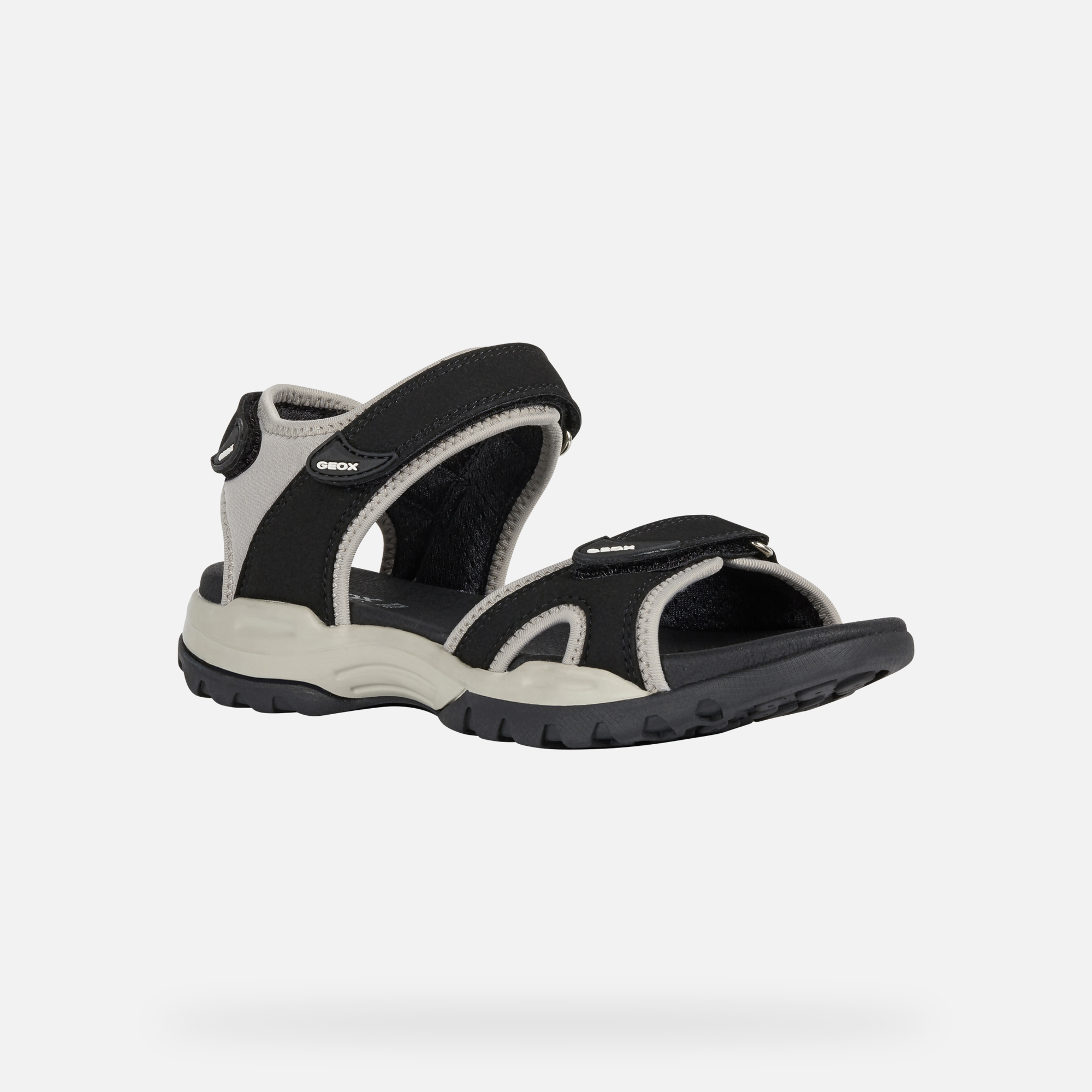 Black women&#039;s sandals Geox Borealis - Women&#039;s