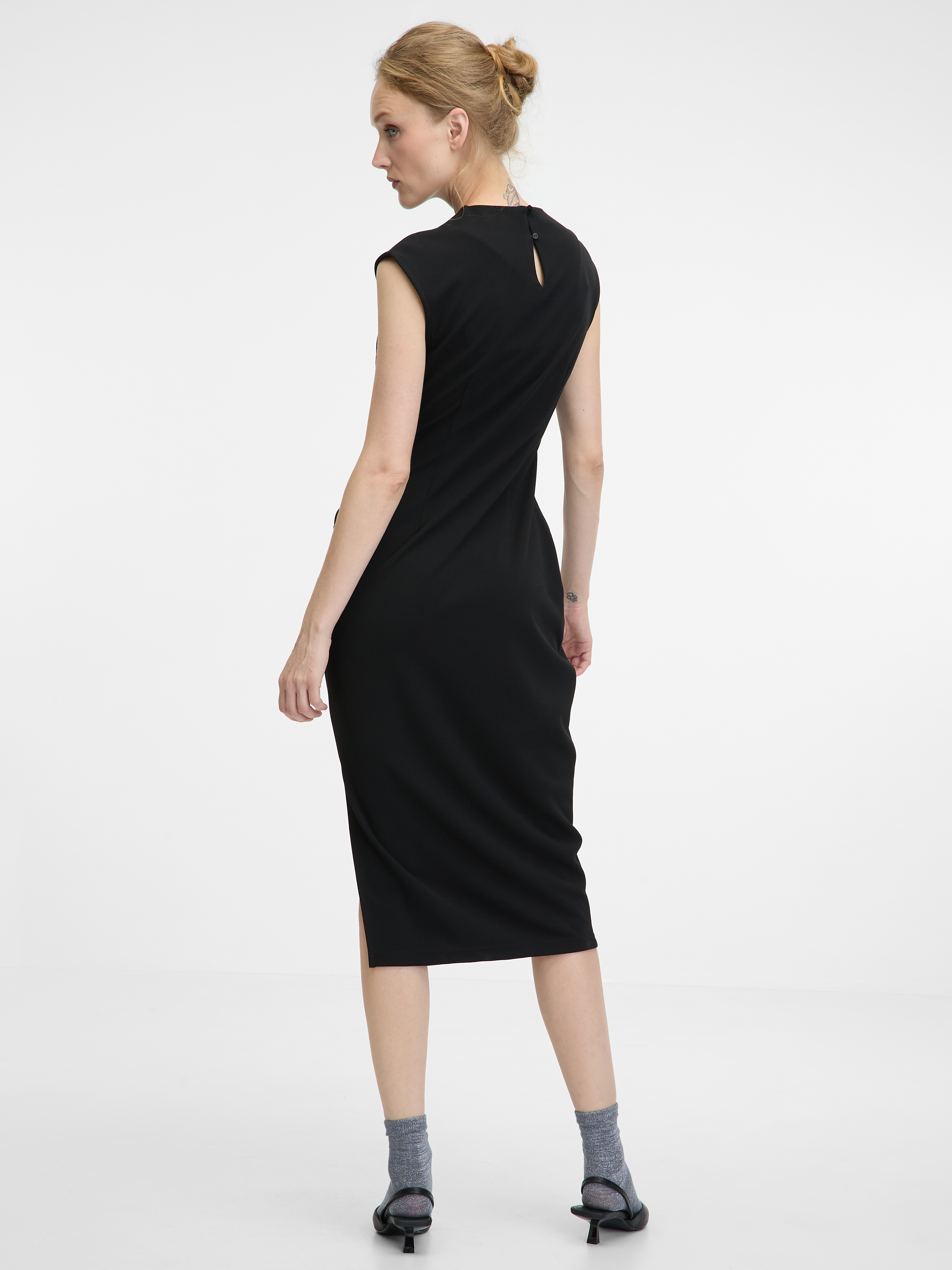 Black women's midi dress ORSAY - Women's