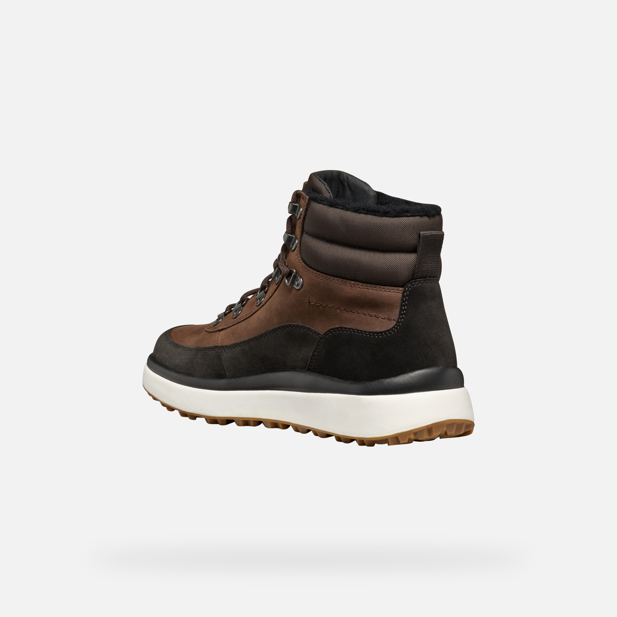 Brown men&#039;s ankle boots Geox Granito + Grip A - Men