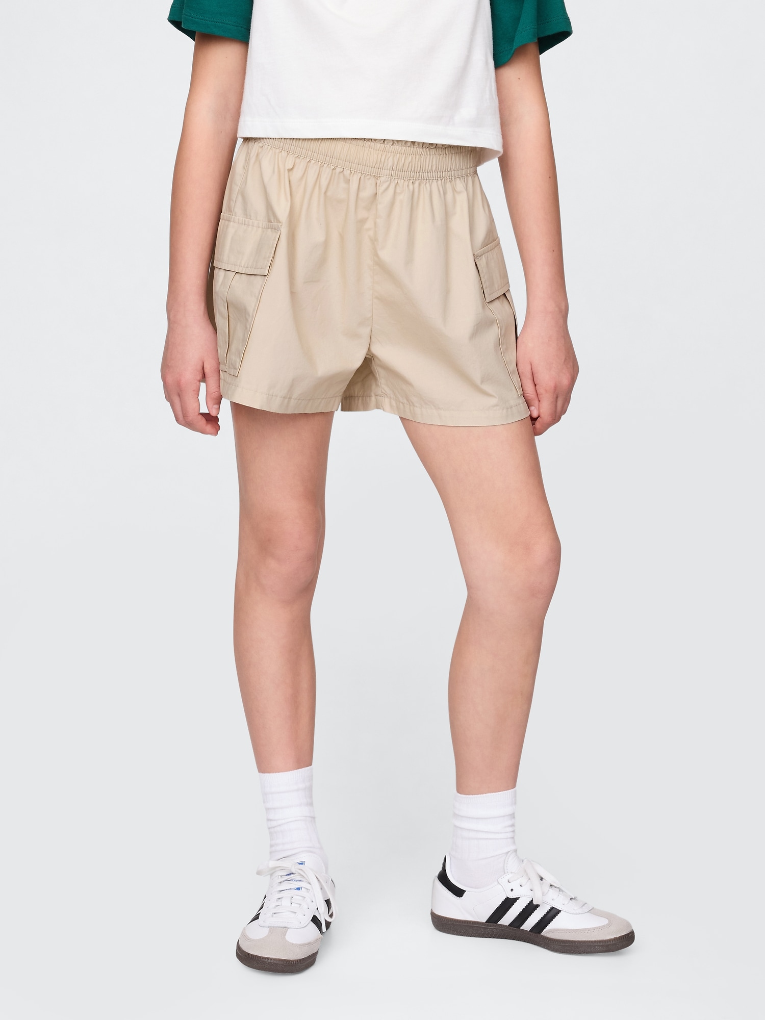 GAP Children&#039;s poplin cargo shorts - Girls