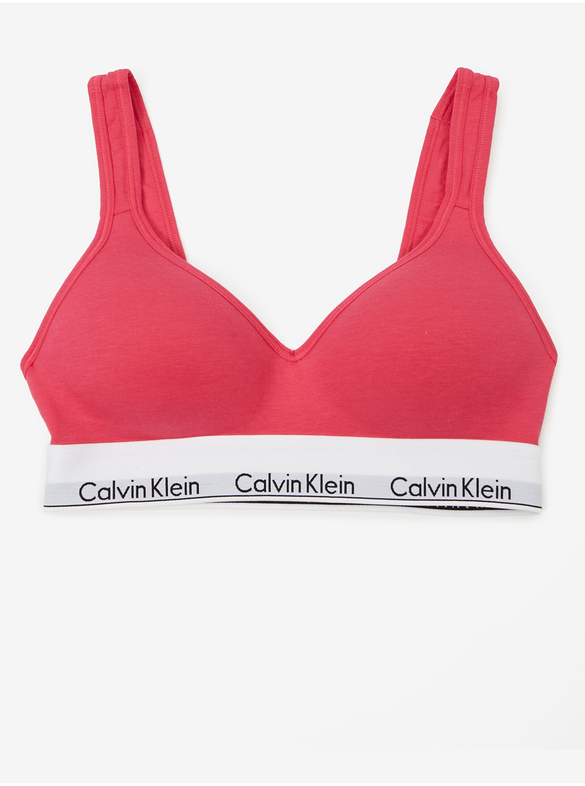Levně Tmavě růžová podprsenka Calvin Klein Underwear - Dámské