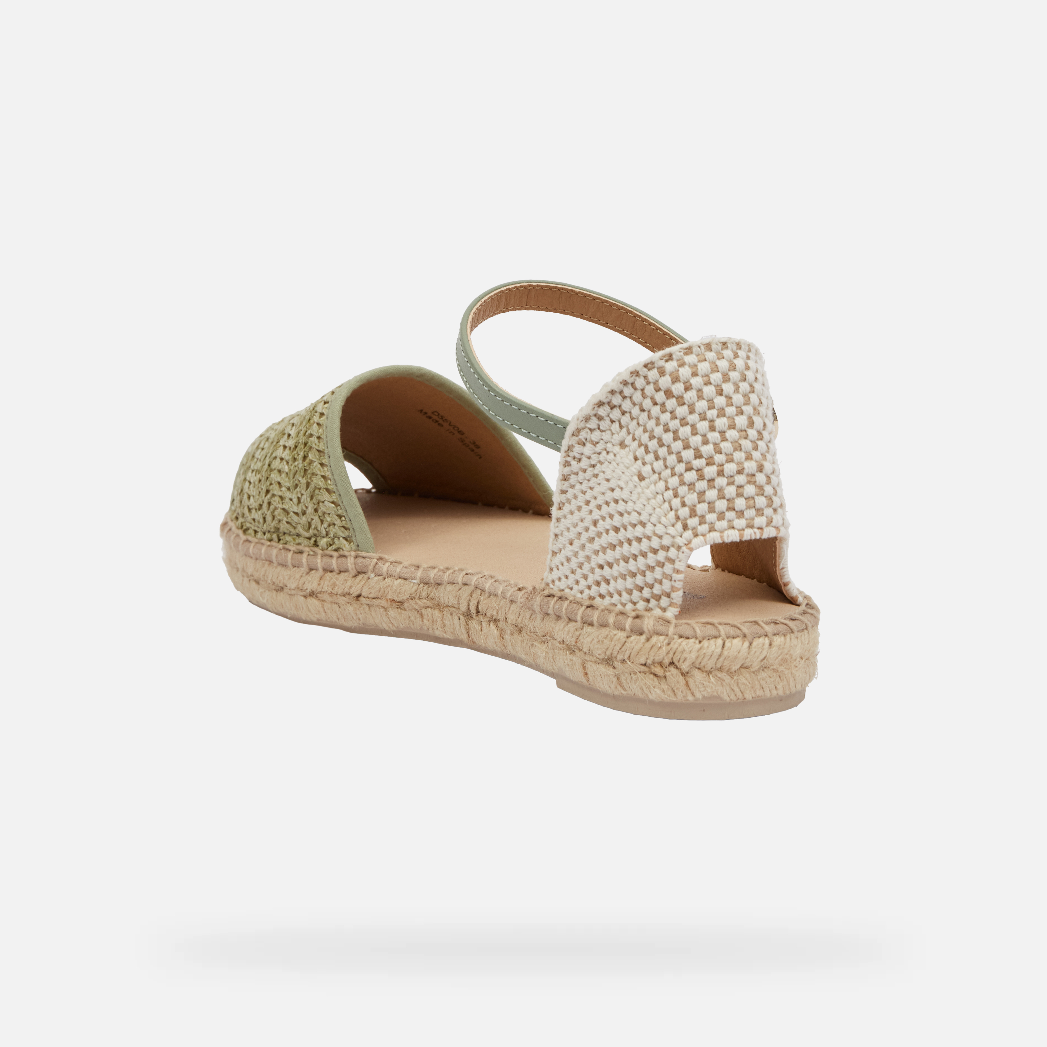 Women's Light Green Geox D Lampedusa Sandals - Women