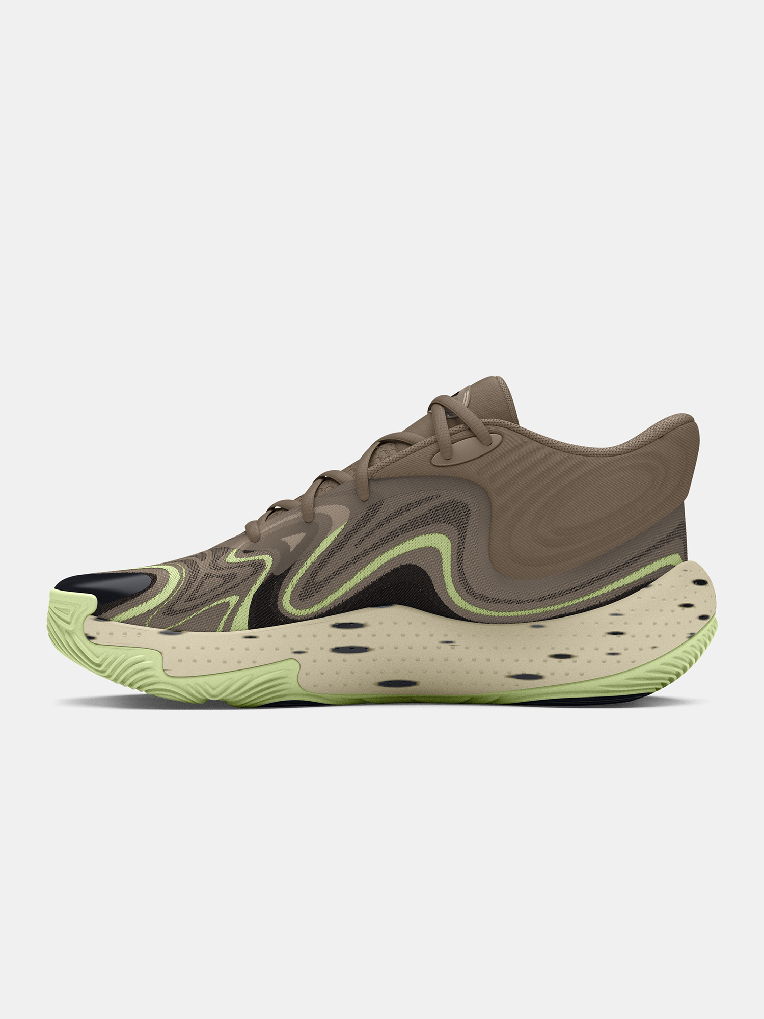 Under Armour Unisex shoes UA Spawn 6 Mid CAMO - unisex
