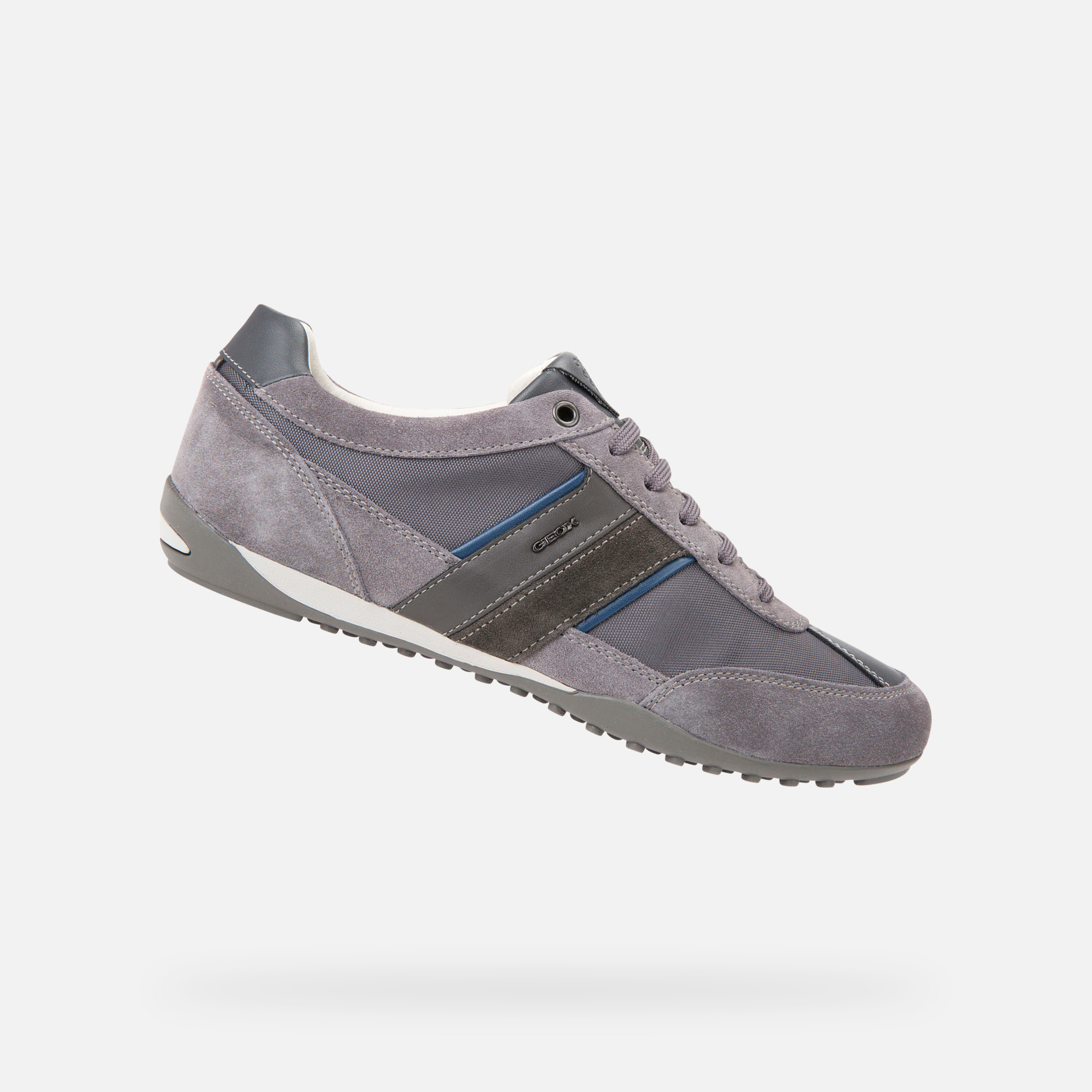 Dark grey men&#039;s sneakers Geox Wells - Men&#039;s