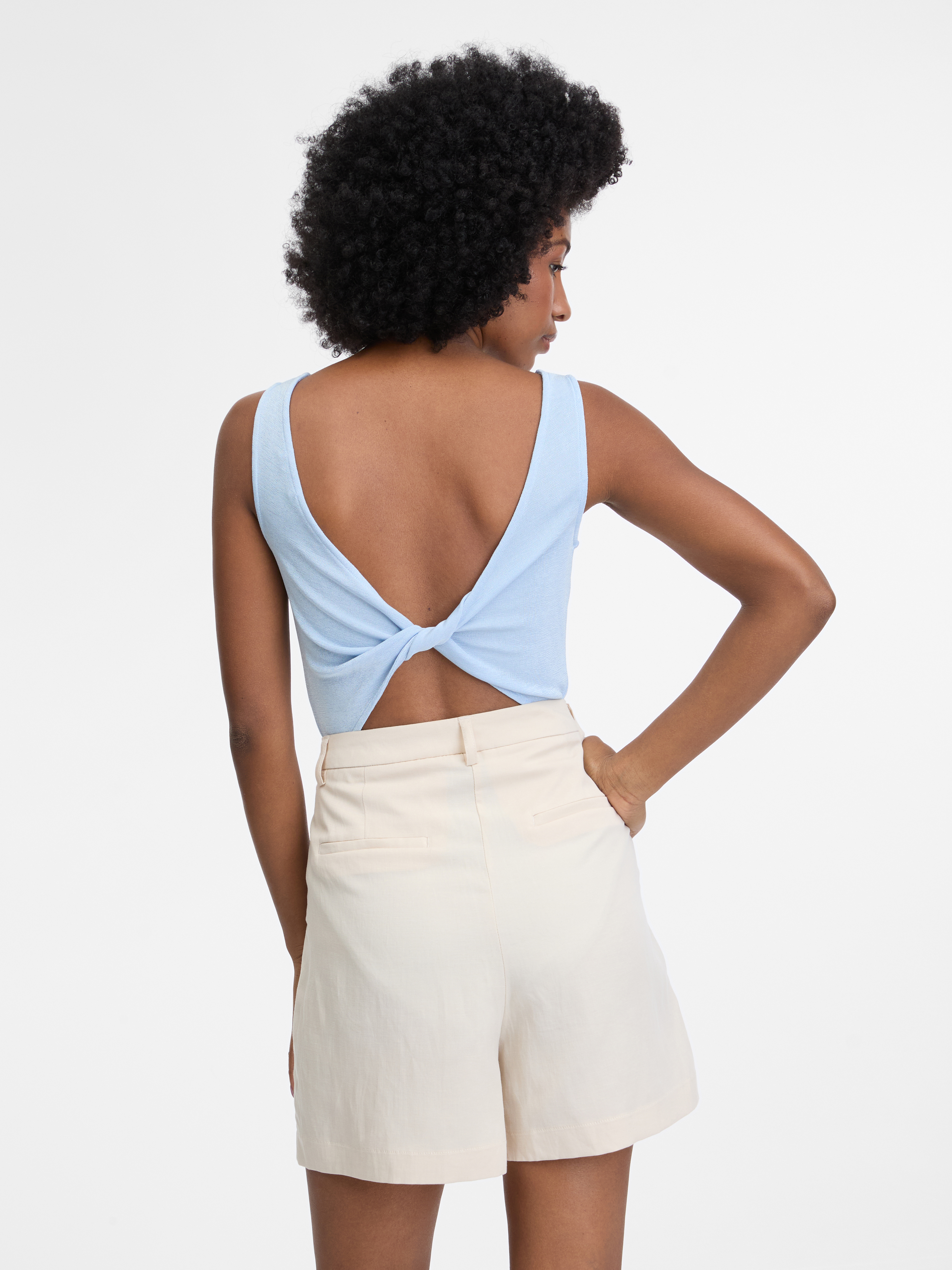 Light blue women&#039;s bodysuit ORSAY - Women&#039;s