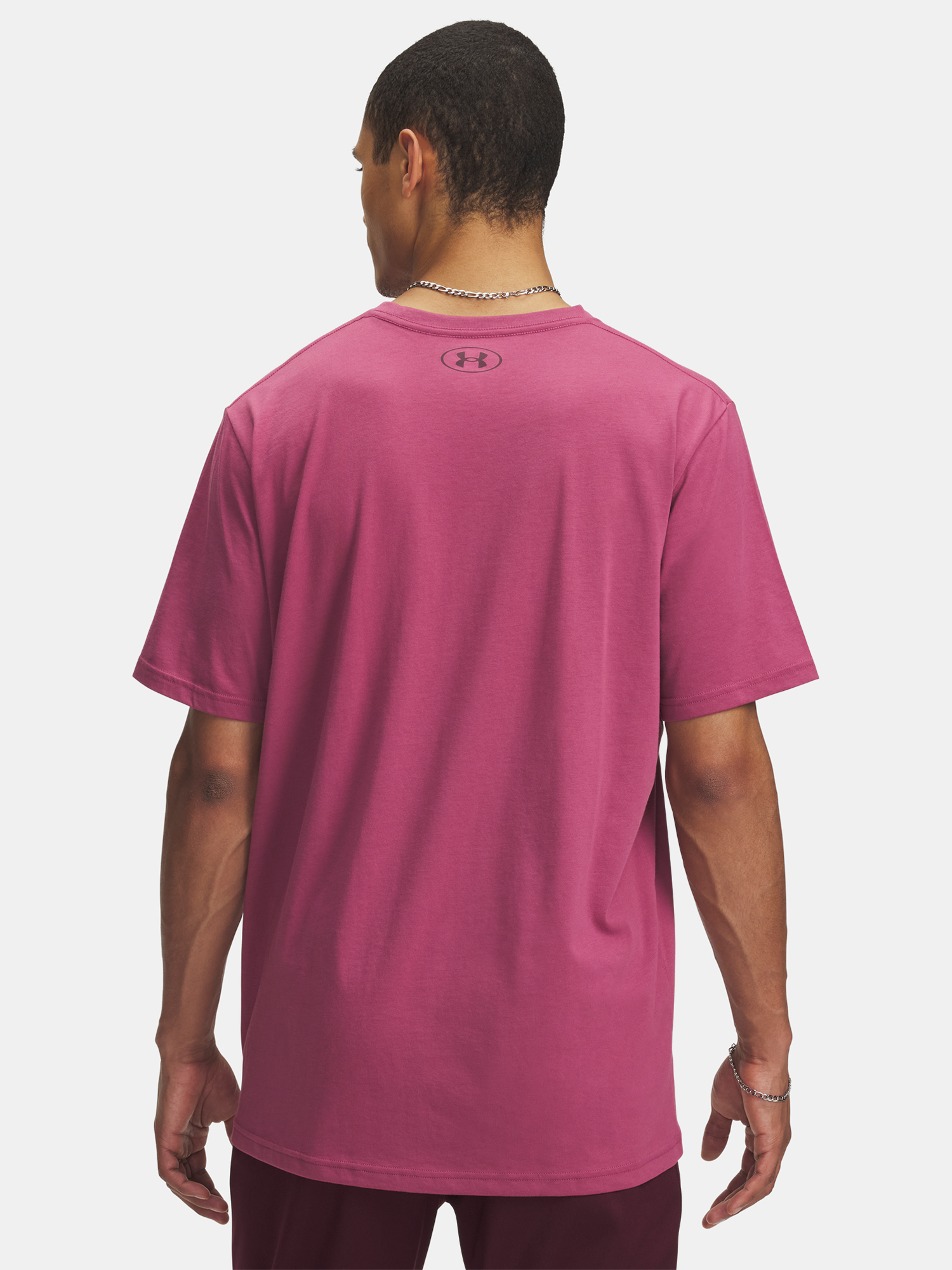 Men's Under Armour UA M SPORTSTYLE LC SS-PNK T-Shirt - Mens